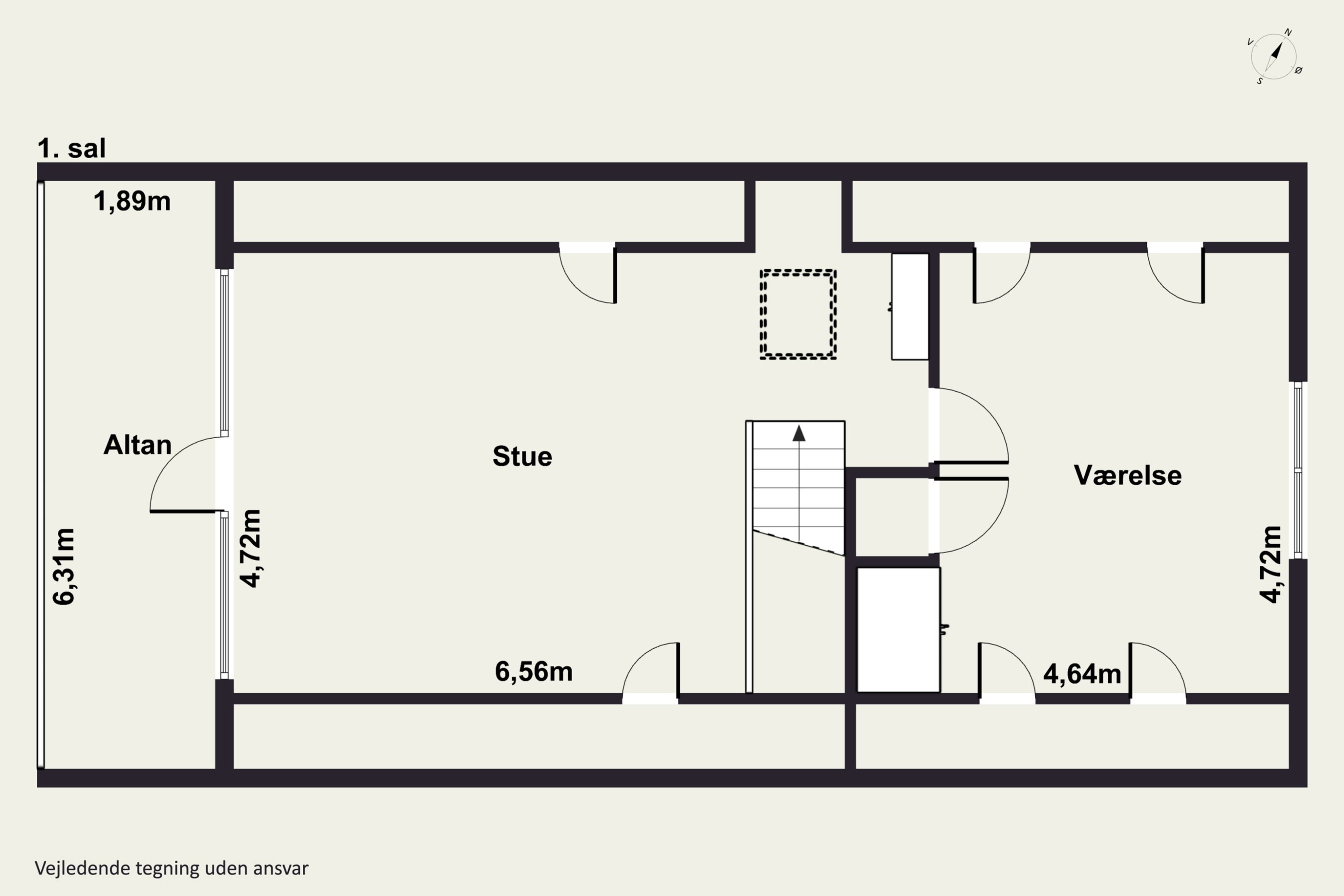 Plantegninger billede af Nordbakken 10, Lynæs, 3390 Hundested