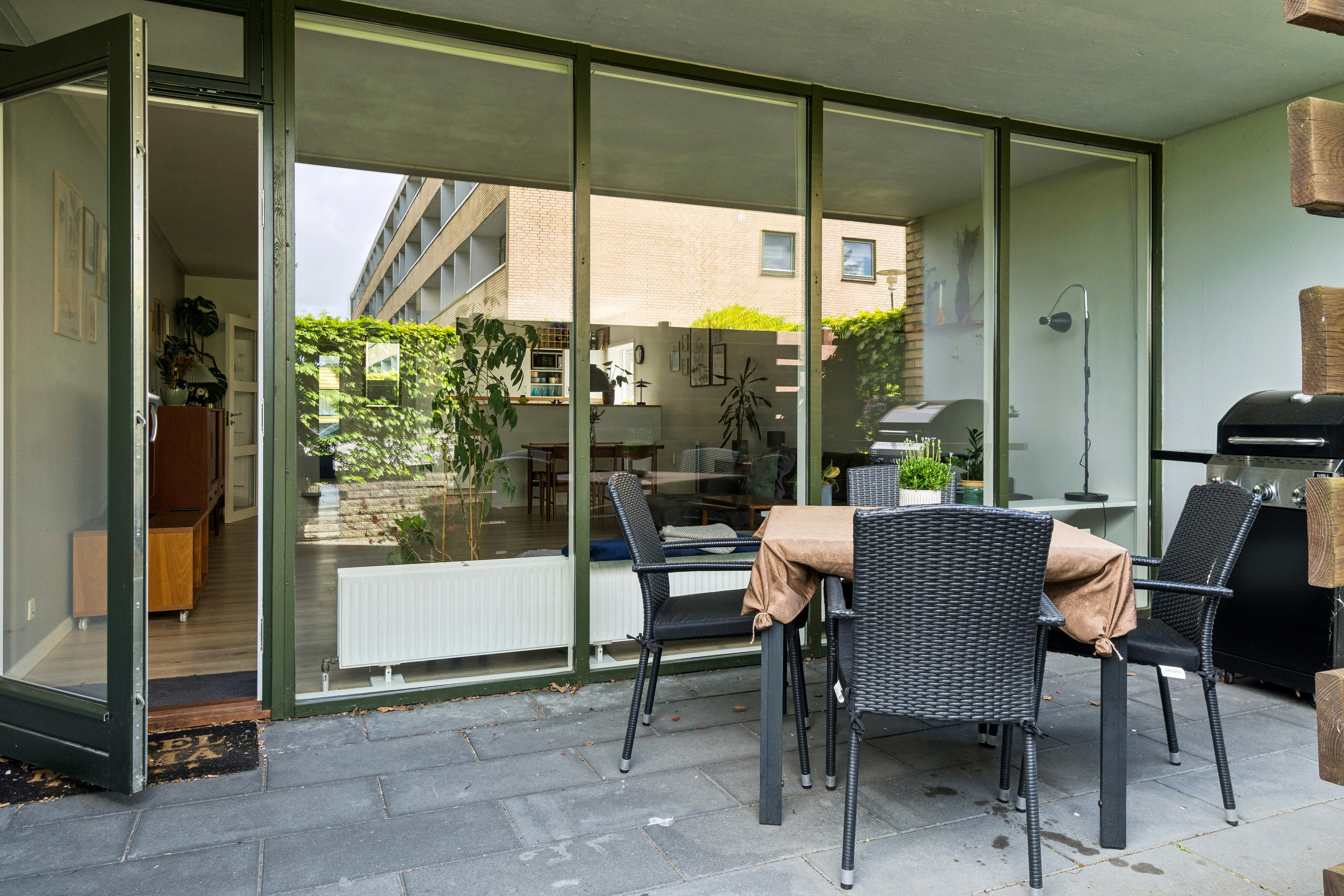 Fremhævet terrasse billede i fuldskærmstilstand. Billede af Søndermarksvej 33, st.. tv., 4200 Slagelse