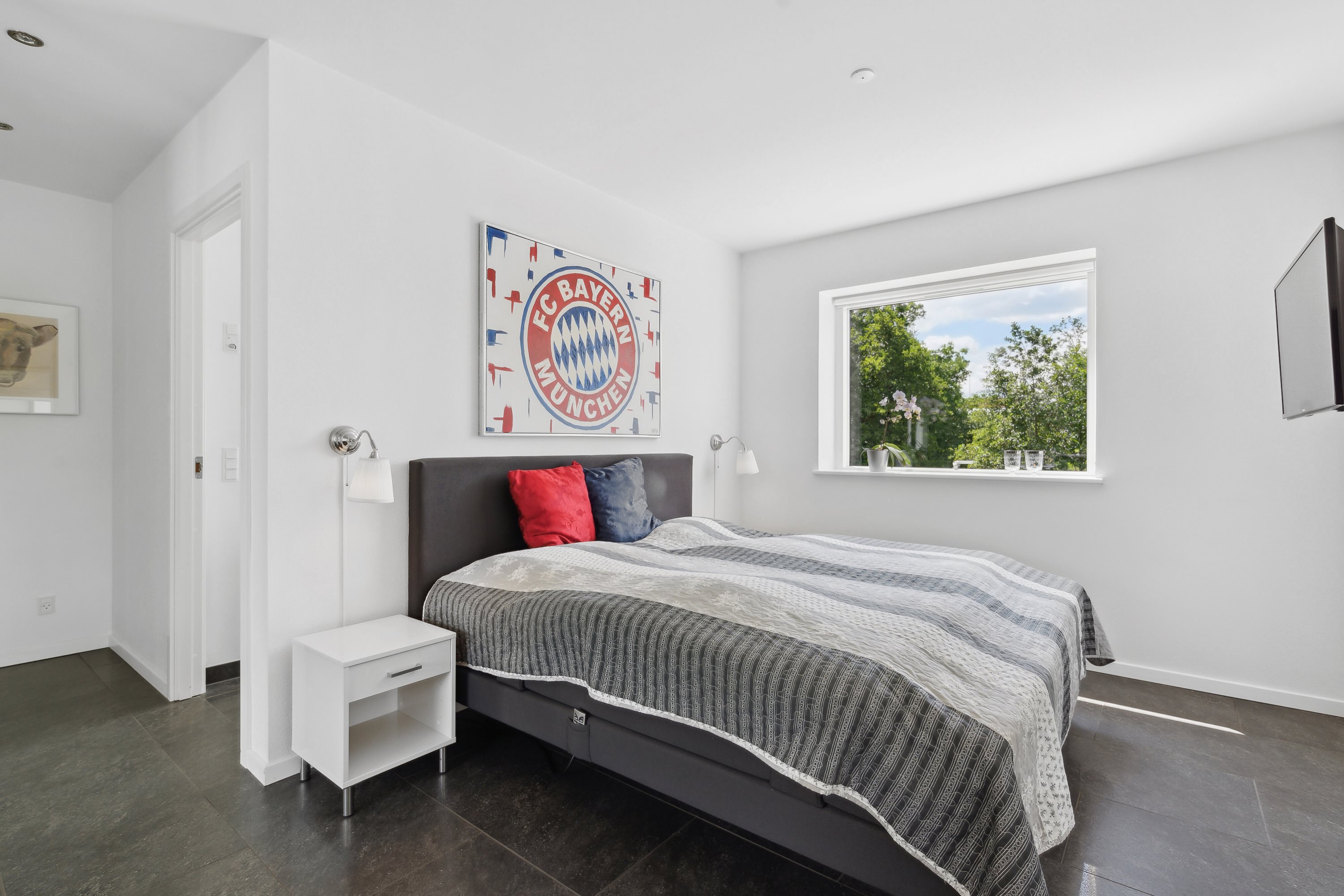 Fremhævet soveværelse billede i fuldskærmstilstand. Billede af Skovparken 46, st.. th., 6200 Aabenraa