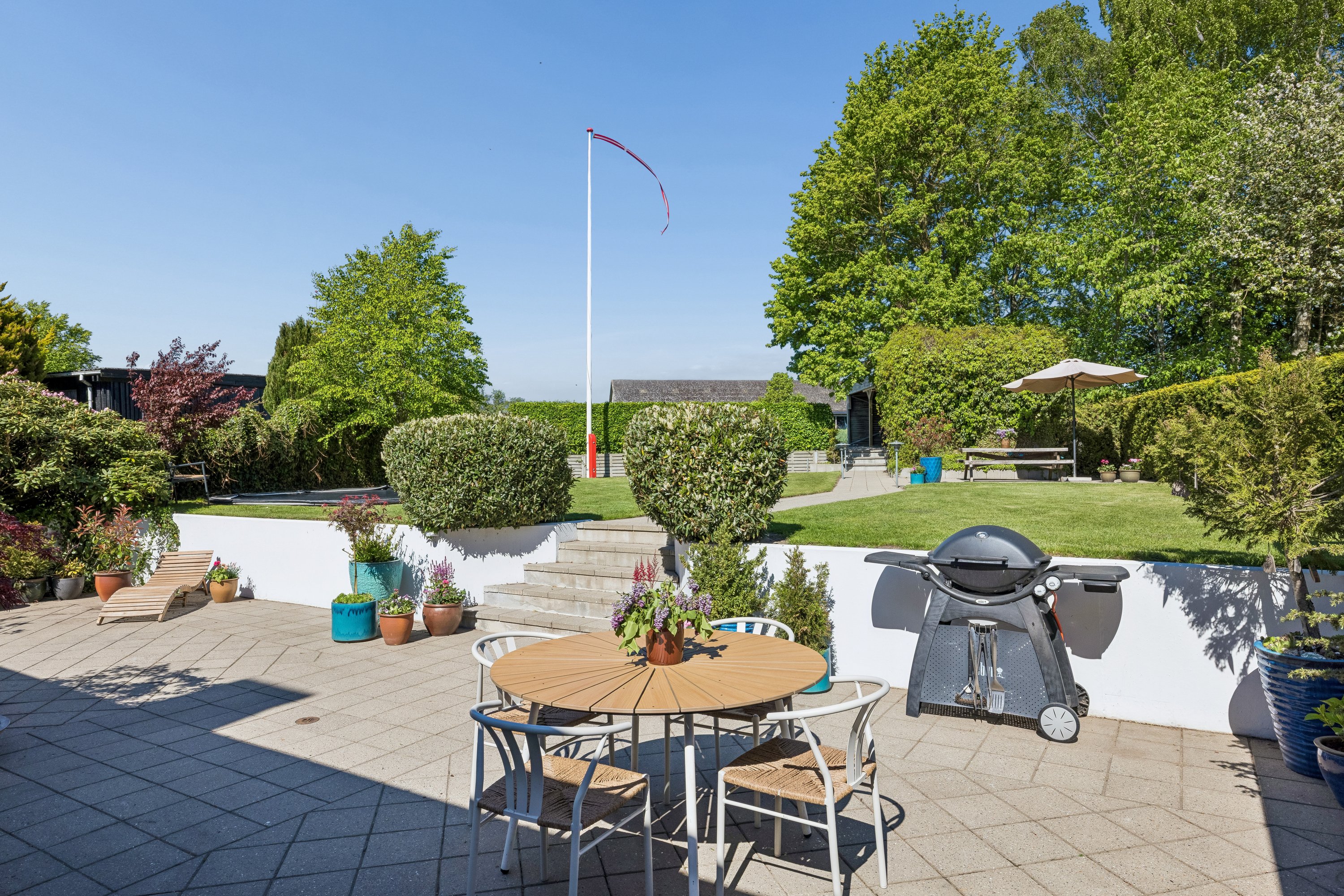 Fremhævet terrasse billede i fuldskærmstilstand. Billede af Rødeled Vej 1, Rimsø, 8500 Grenaa