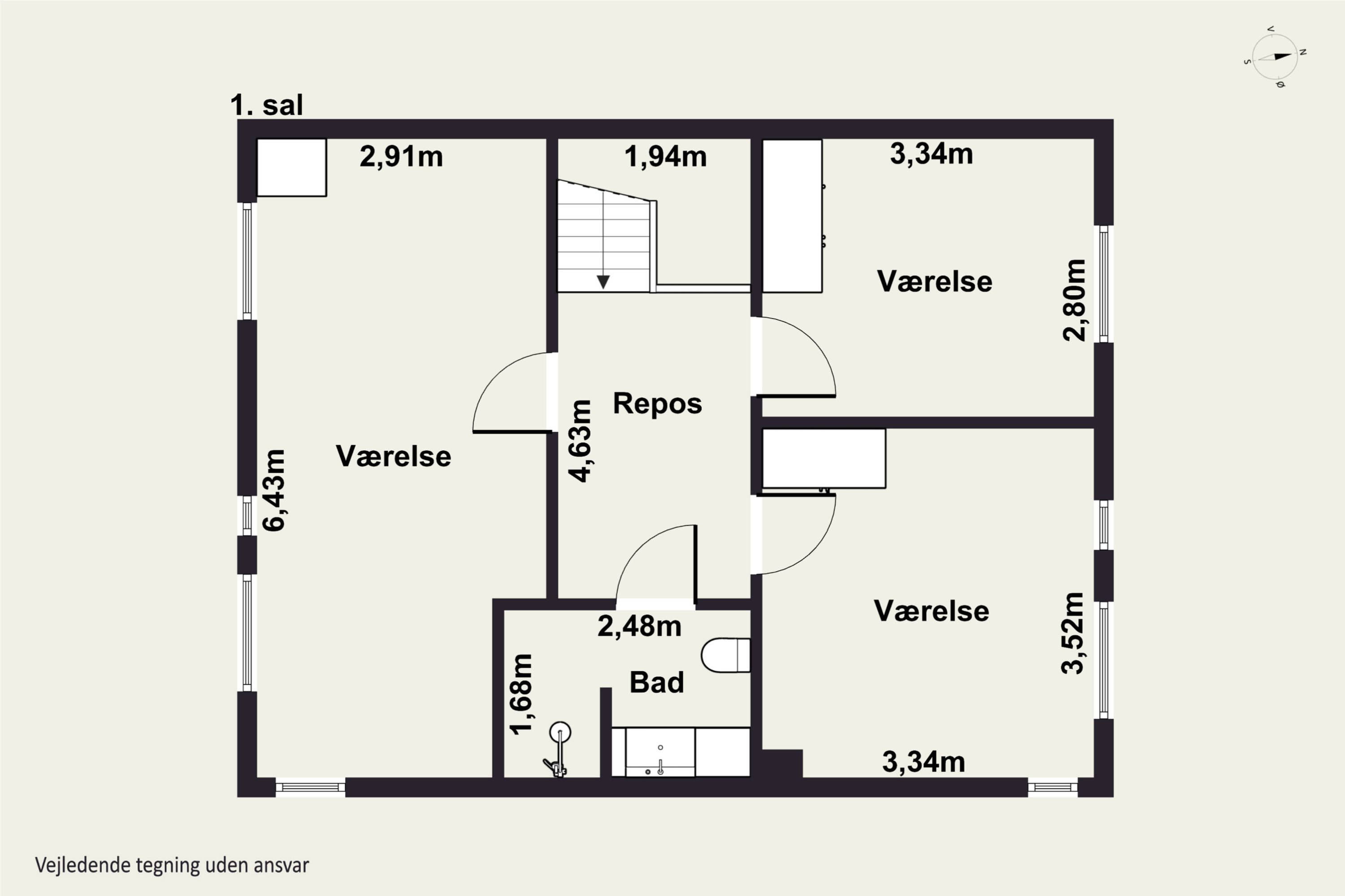 Plantegninger billede af Bovneager 71, 2600 Glostrup