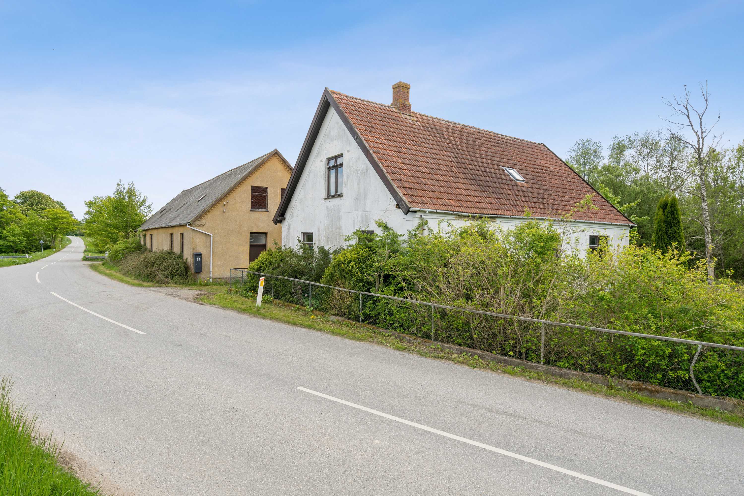 Fremhævet set fra vejen billede i fuldskærmstilstand. Billede af Holmevej 58, Brandelev, 4700 Næstved