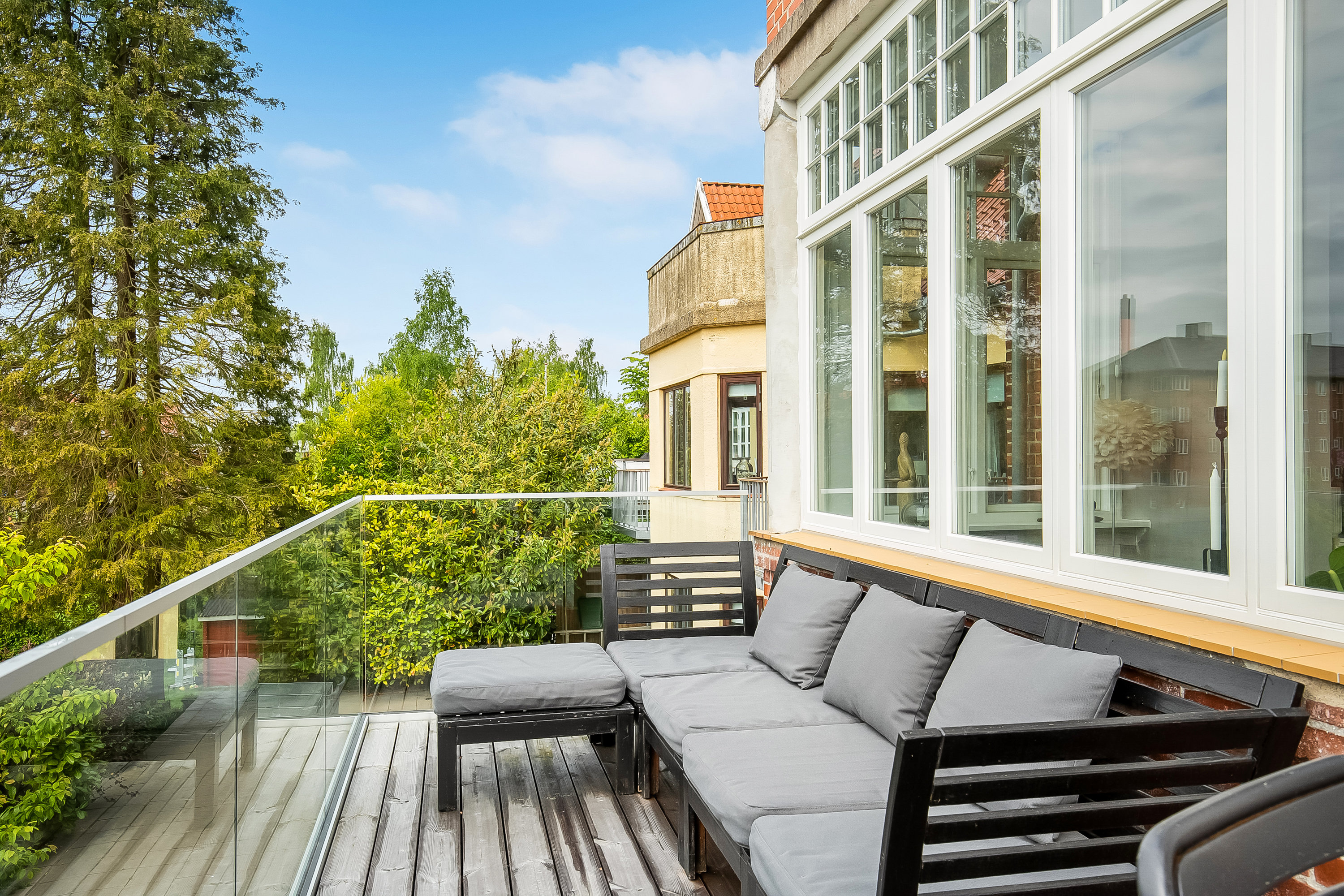 Fremhævet terrasse billede i fuldskærmstilstand. Billede af Skovvang 24, 7100 Vejle