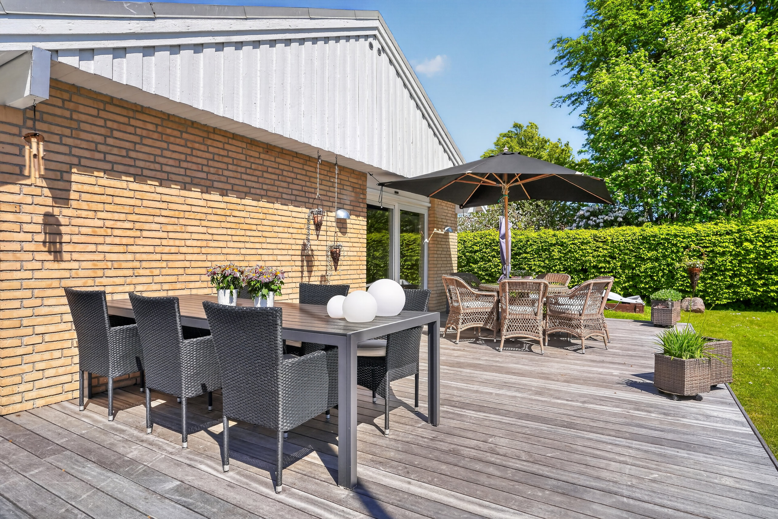 Fremhævet terrasse billede i fuldskærmstilstand. Billede af Vilhelmsro 412, 3480 Fredensborg
