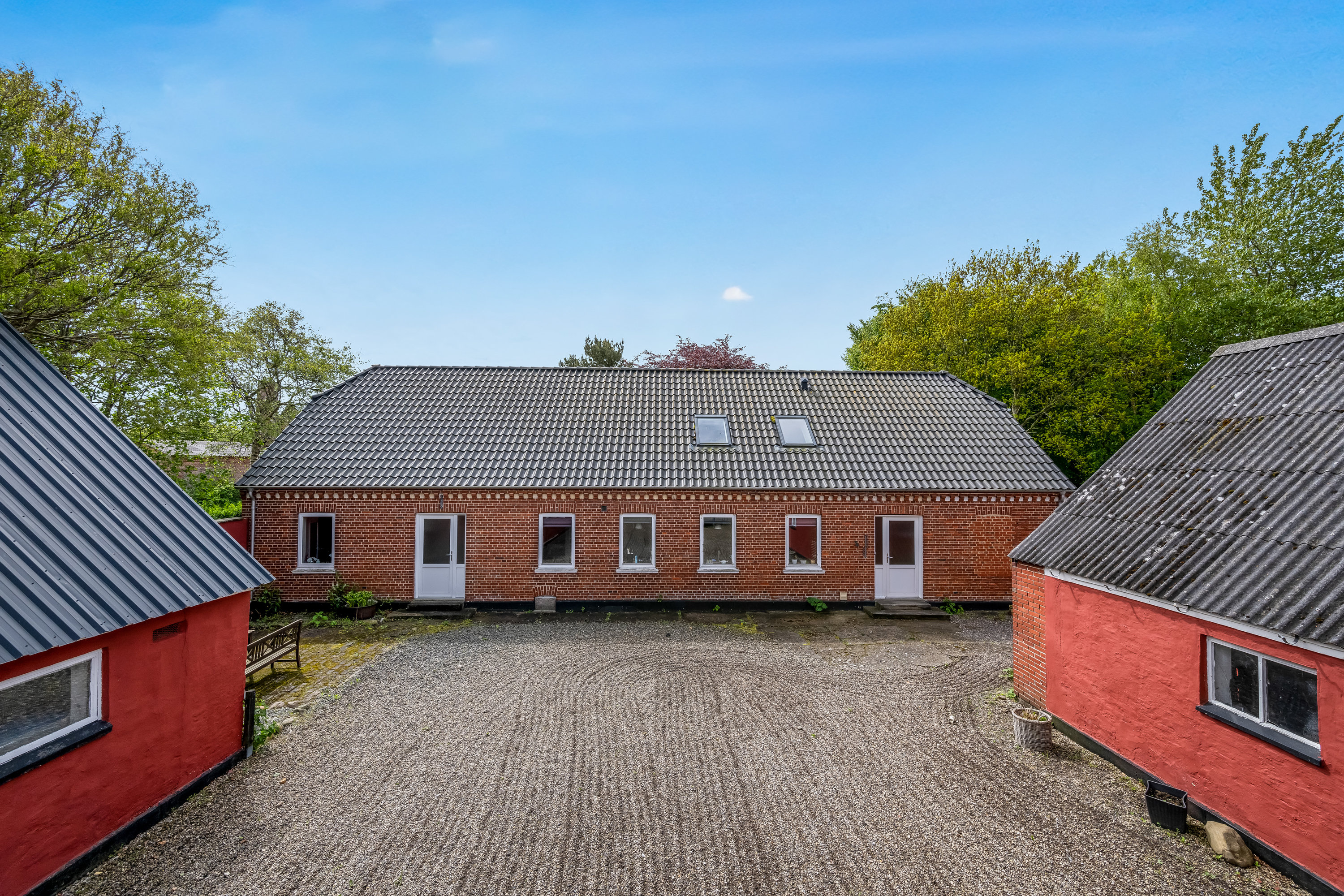 Fremhævet facade billede i fuldskærmstilstand. Billede af Heager Engvej 4, No, 6950 Ringkøbing