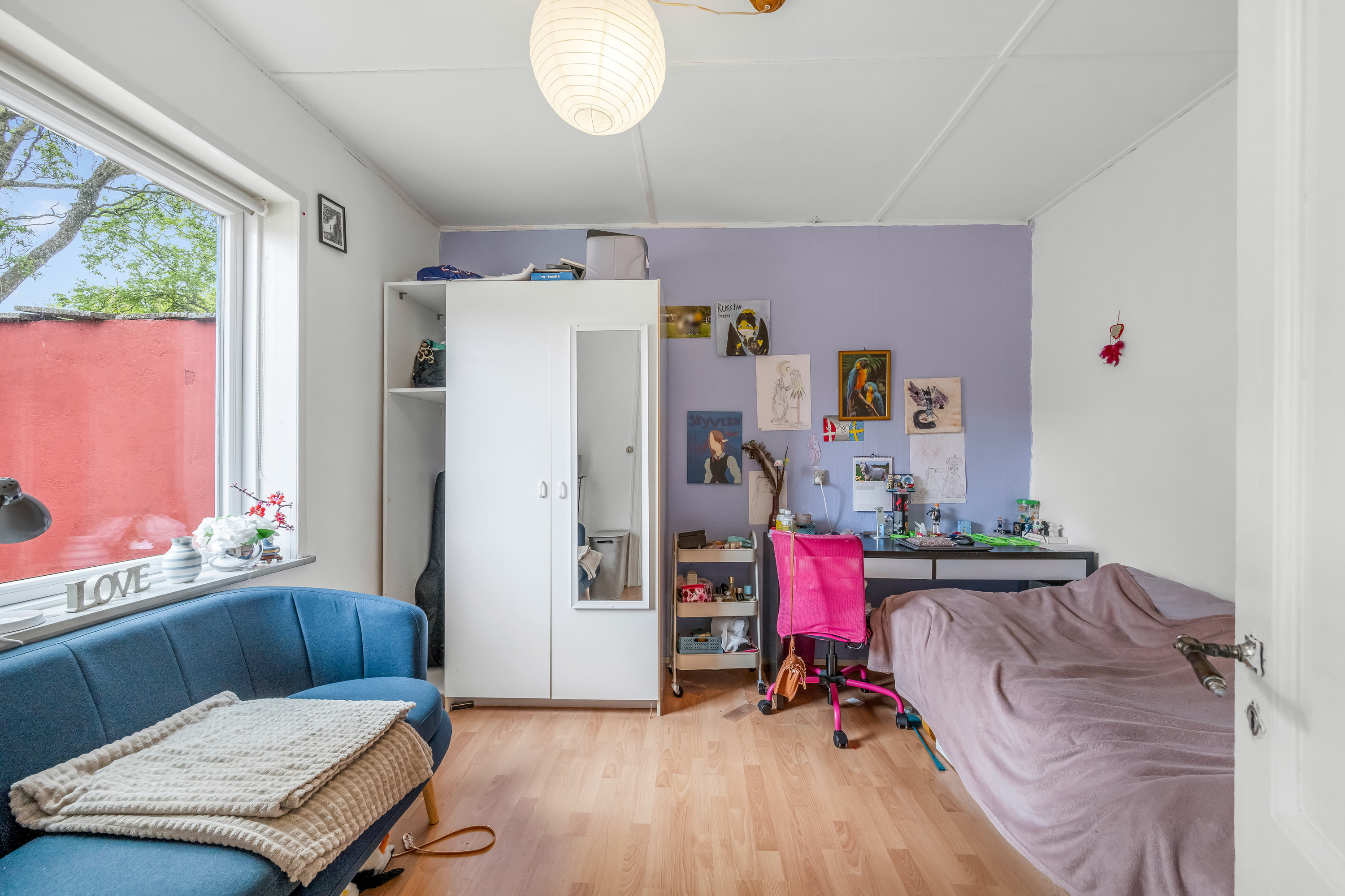 Fremhævet soveværelse billede i fuldskærmstilstand. Billede af Heager Engvej 4, No, 6950 Ringkøbing