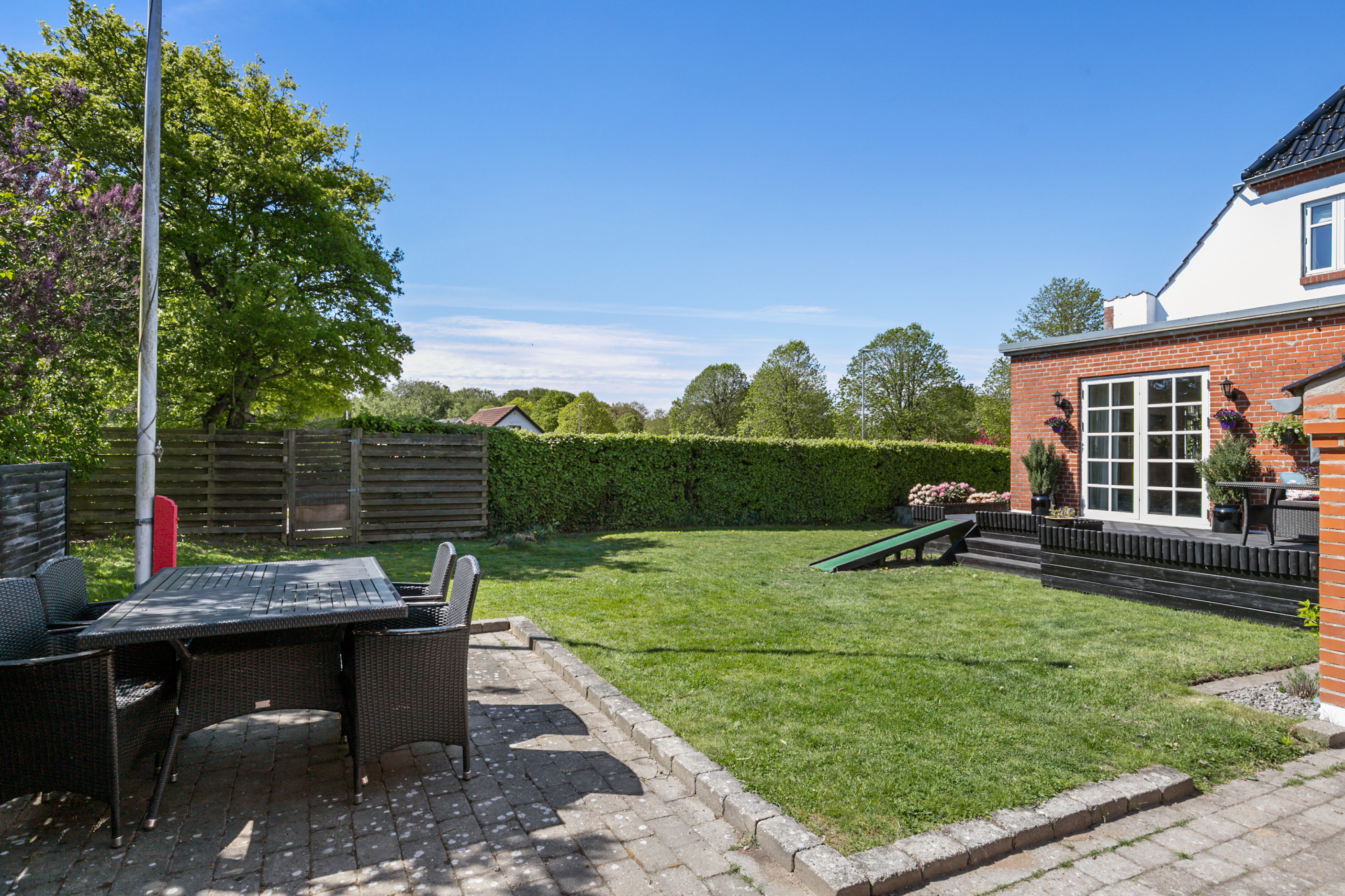Fremhævet terrasse billede i fuldskærmstilstand. Billede af Nørregade 98, 9700 Brønderslev