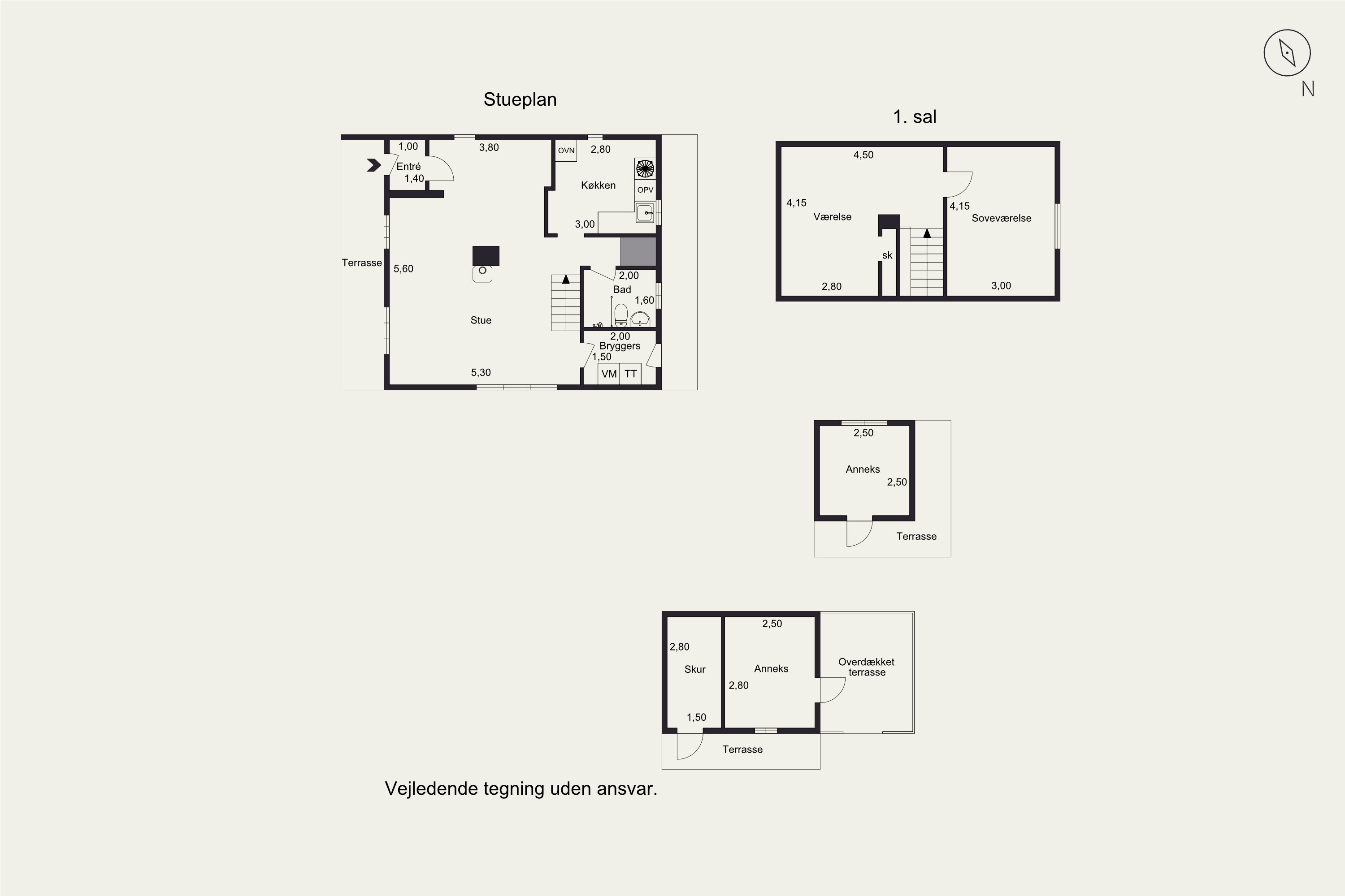 Plantegninger billede af Vester Mosevej 74, Husby, 6990 Ulfborg