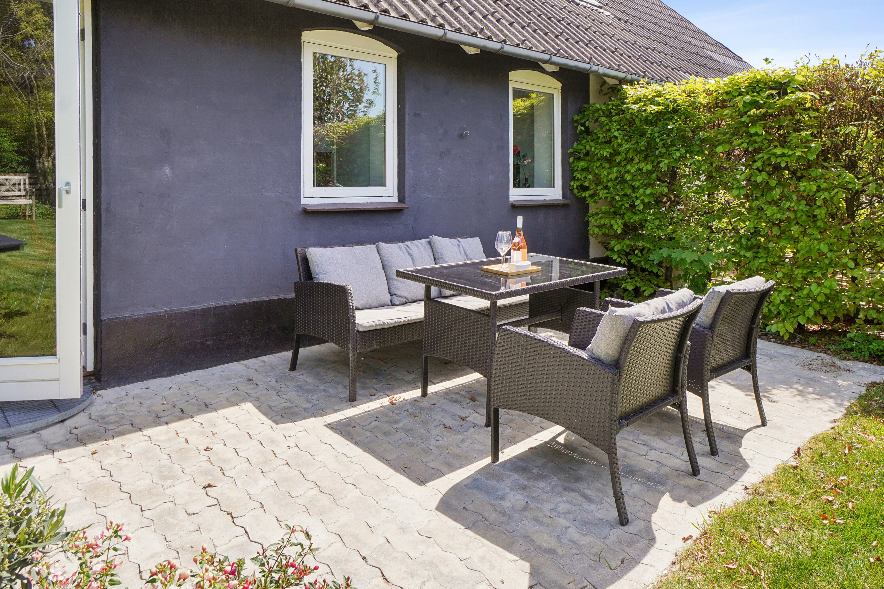 Fremhævet terrasse billede i fuldskærmstilstand. Billede af Åvej 18A, Himmelev, 4000 Roskilde