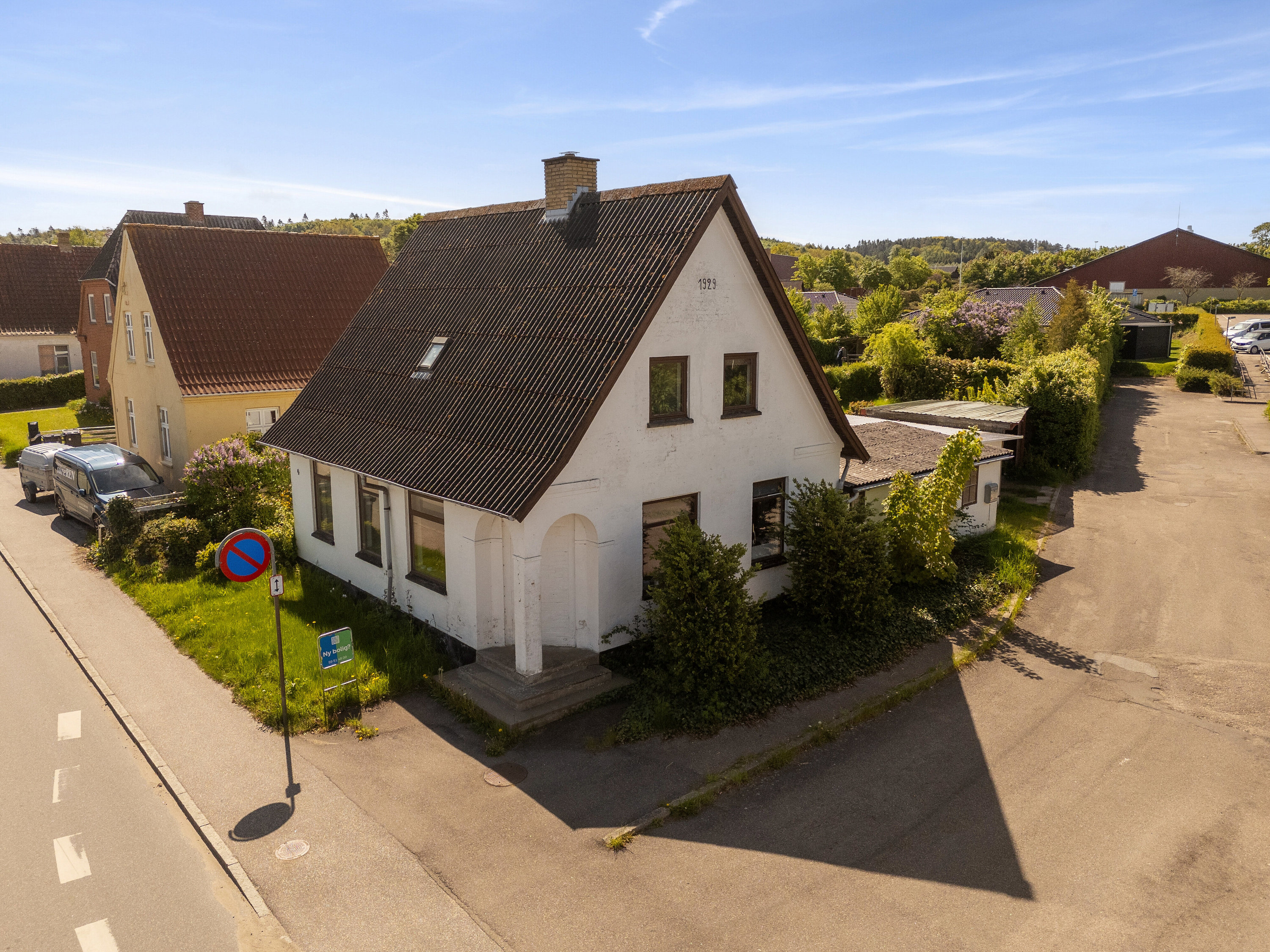 Fremhævet set fra vejen billede i fuldskærmstilstand. Billede af Parcelvej 4, 4470 Svebølle