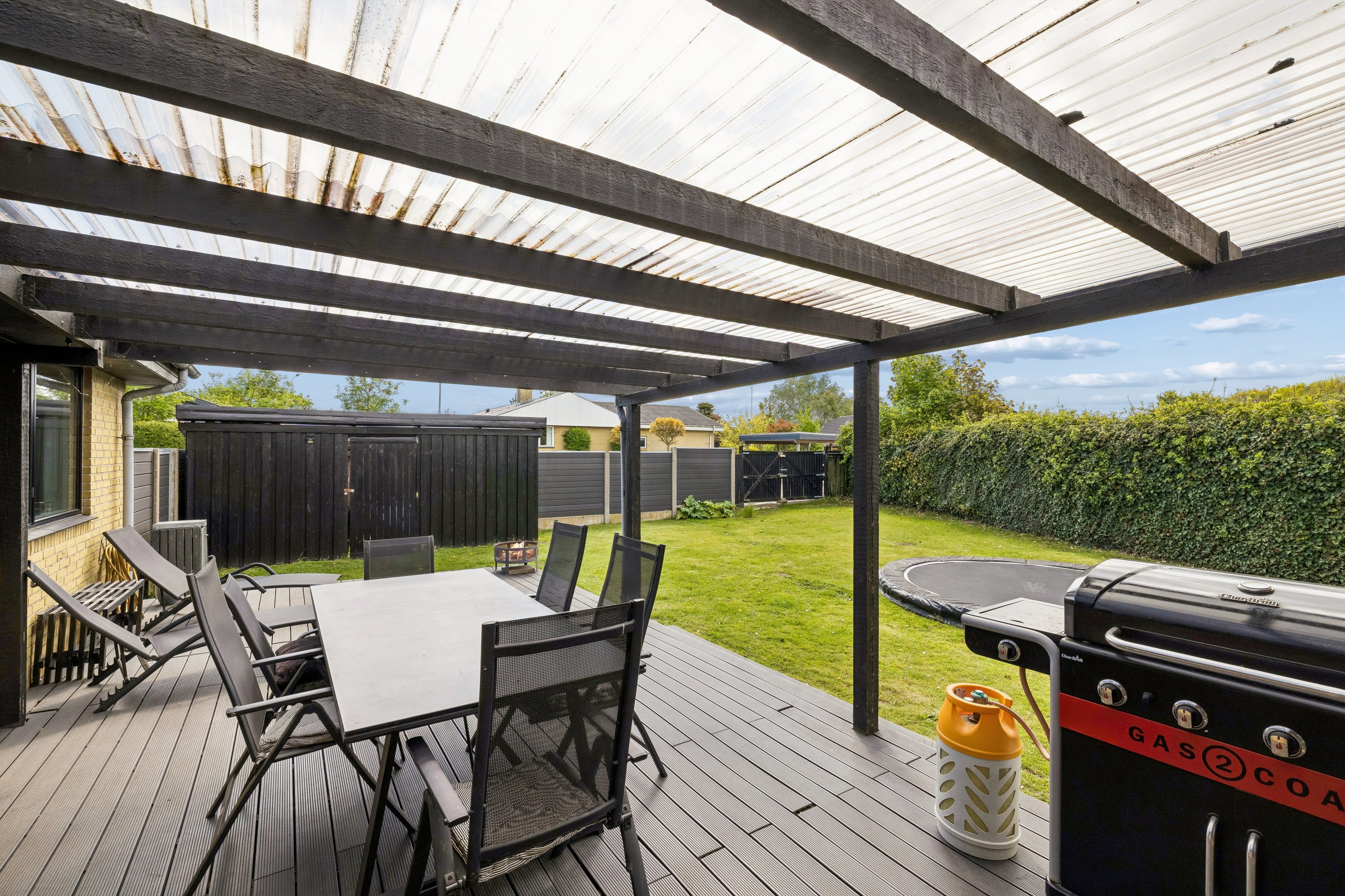 Fremhævet terrasse billede i fuldskærmstilstand. Billede af Gl. Aalborgvej 109, 8800 Viborg