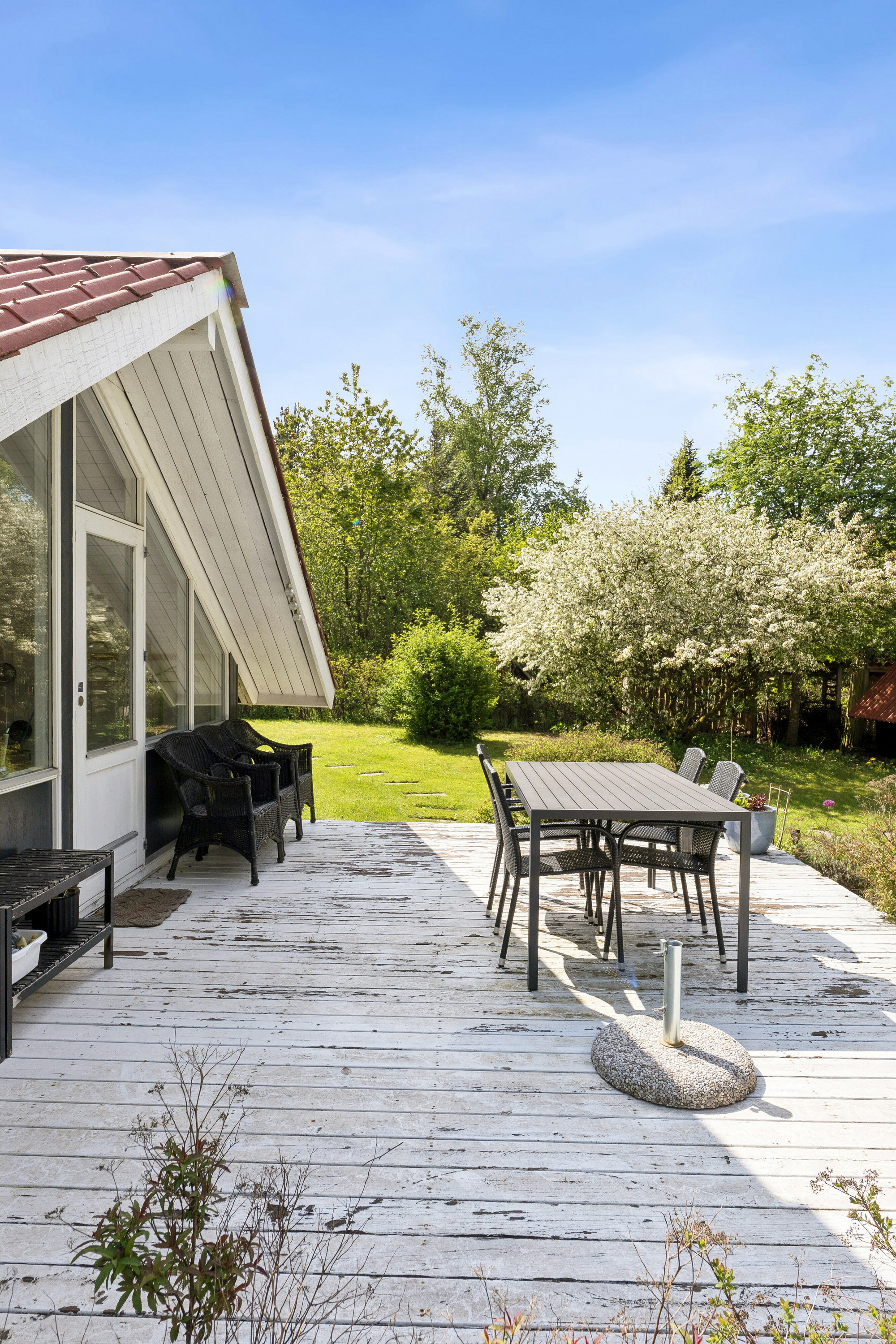 Fremhævet terrasse billede i fuldskærmstilstand. Billede af Teglgårdsparken 144, Truust, 8882 Fårvang