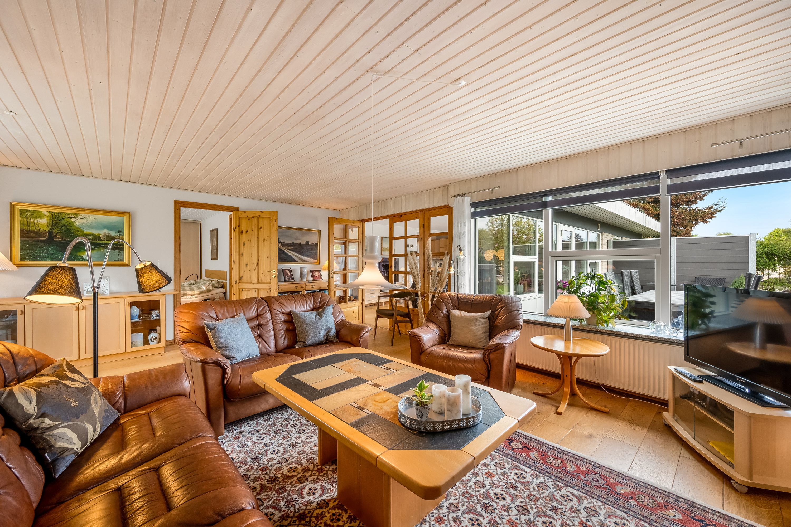 Fremhævet stue billede i fuldskærmstilstand. Billede af Egevej 6, 6880 Tarm