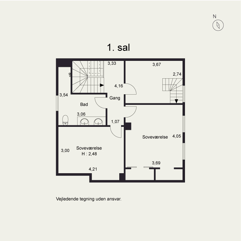 Plantegninger billede af Hjallesevej 253, 5230 Odense M