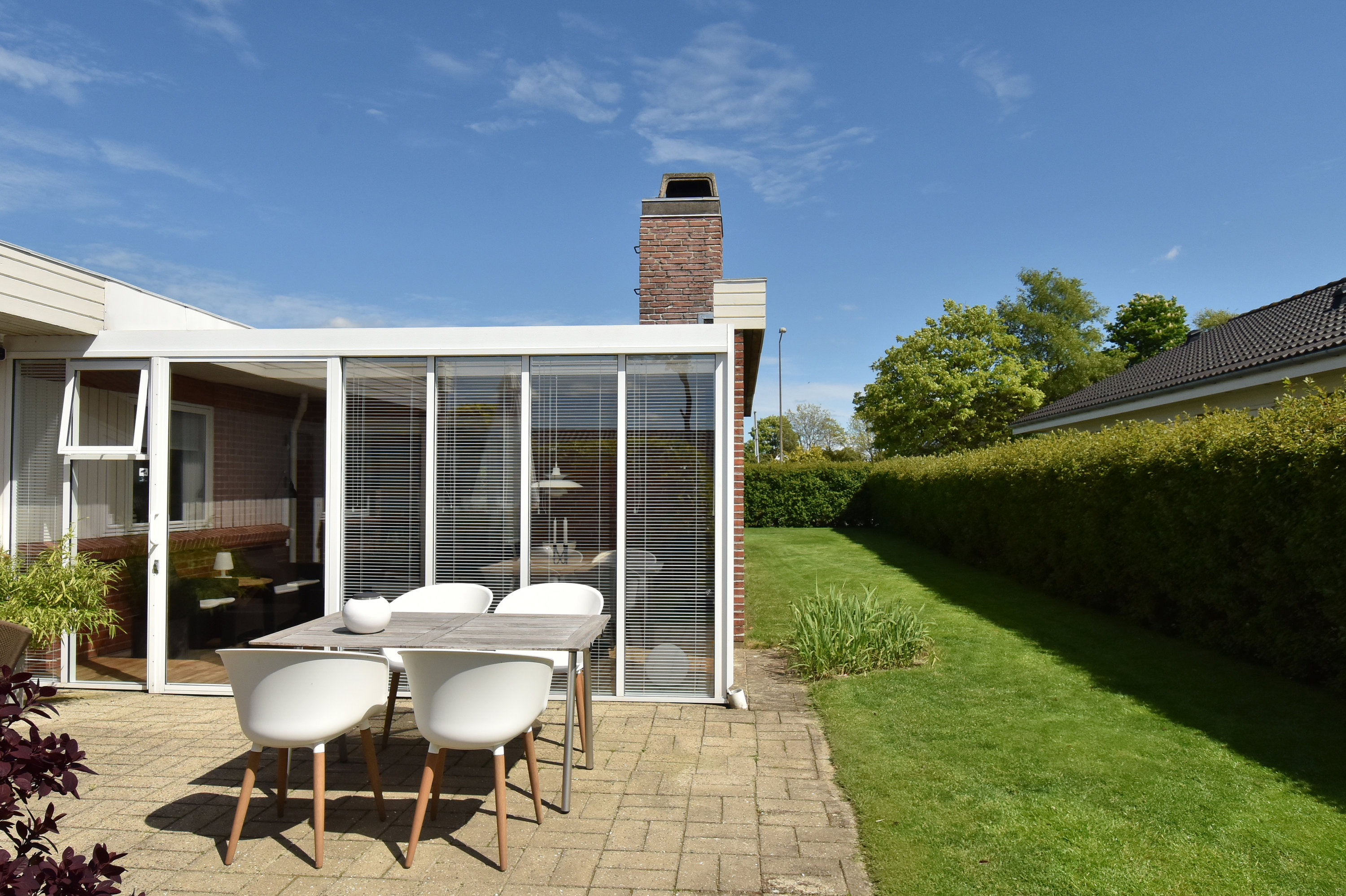 Fremhævet terrasse billede i fuldskærmstilstand. Billede af Langtoften 81, Lind, 7400 Herning