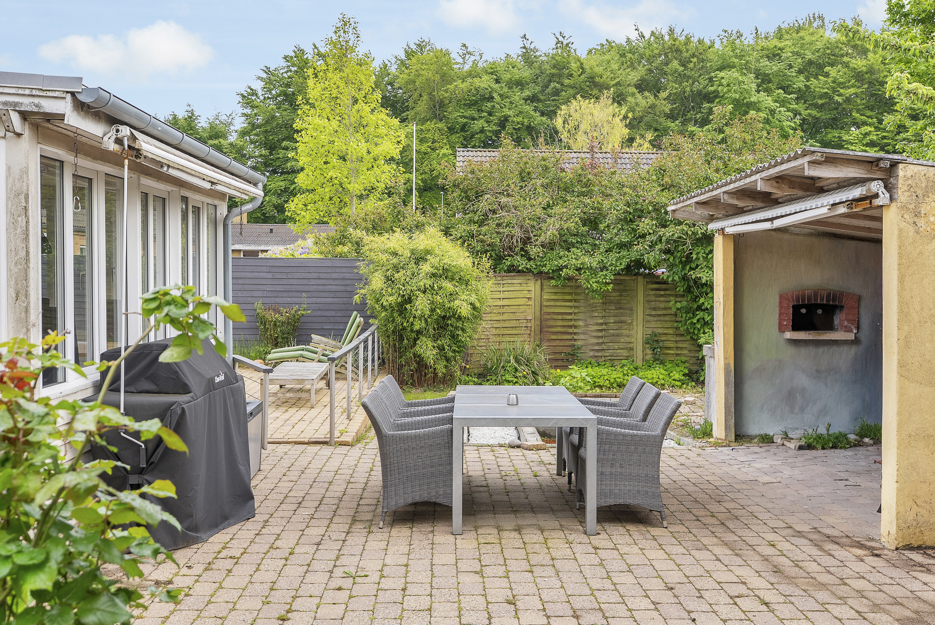 Fremhævet terrasse billede i fuldskærmstilstand. Billede af Enggårdsvej 8, Anderup, 5270 Odense N