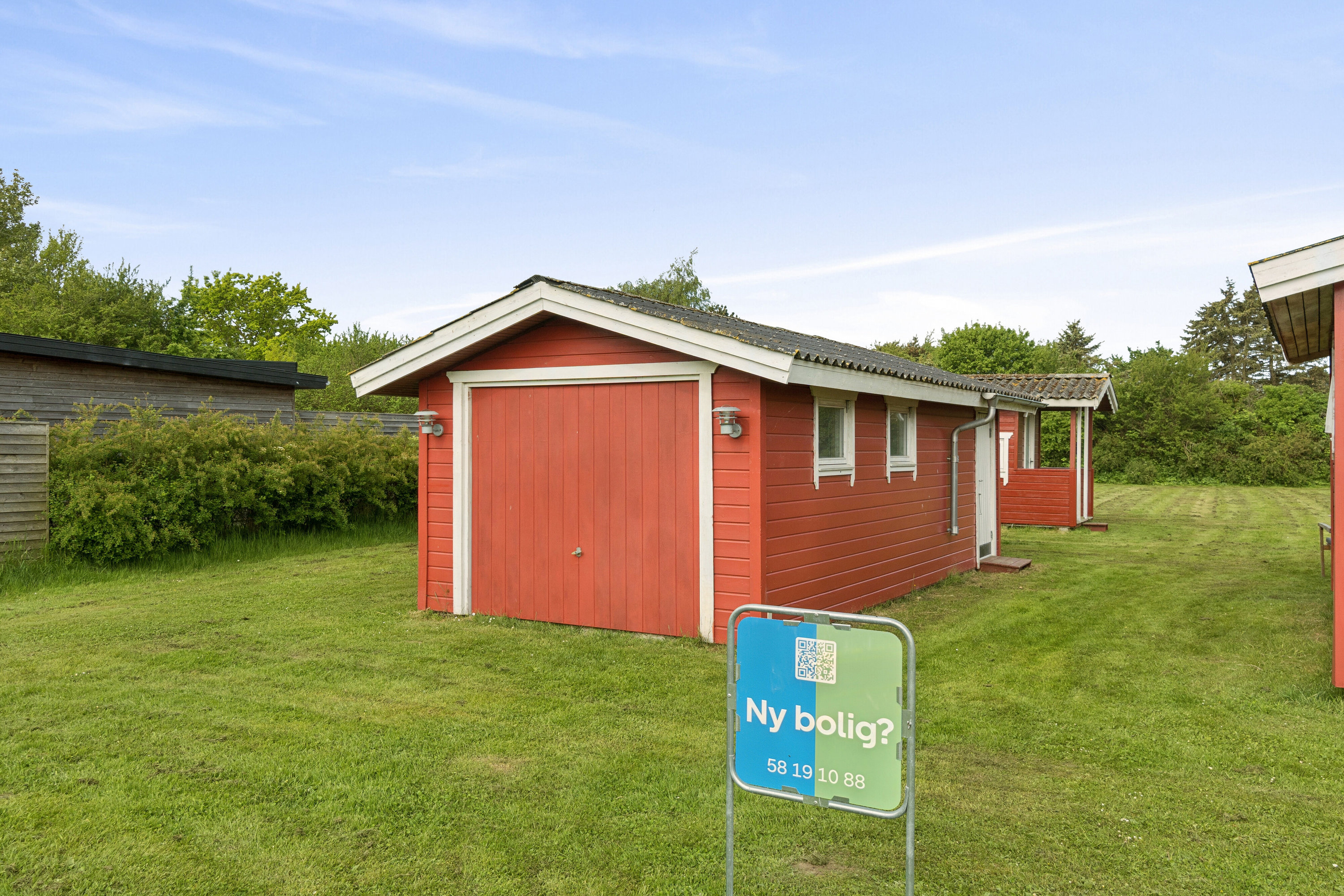 Fremhævet set fra haven billede i fuldskærmstilstand. Billede af Store Agre 10, 4245 Omø