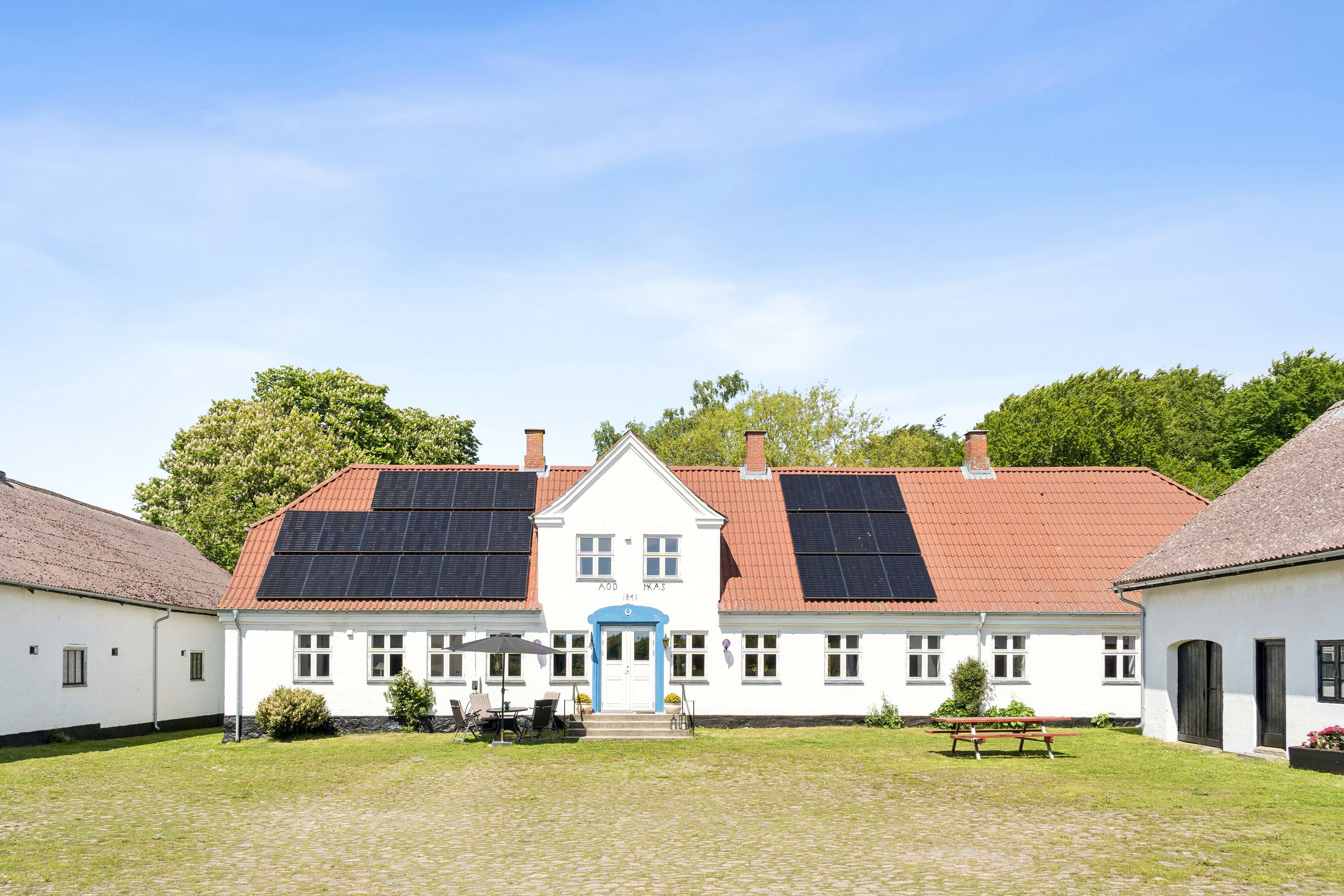Fremhævet facade billede i fuldskærmstilstand. Billede af Balvej 16, 5762 Vester Skerninge