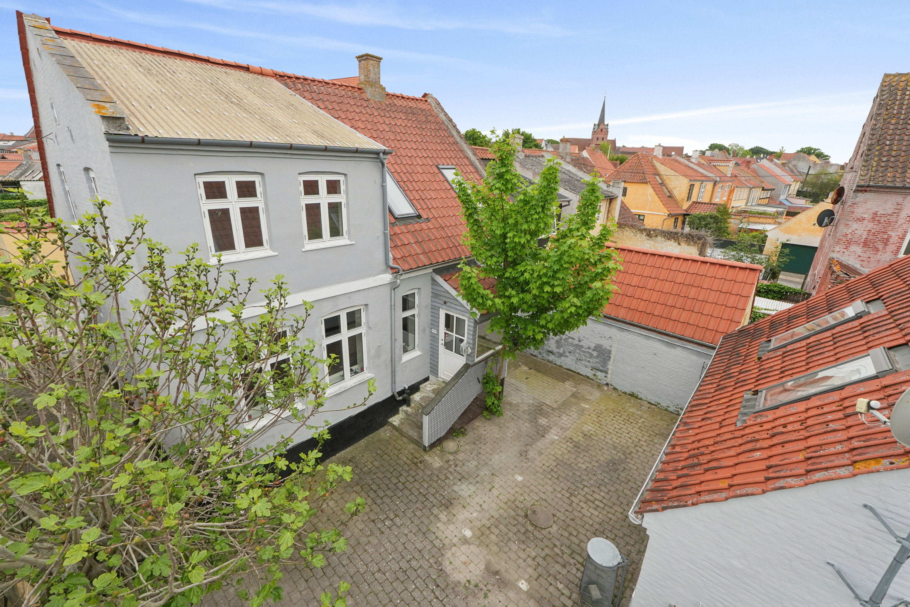 Fremhævet luftfoto billede i fuldskærmstilstand. Billede af Ramsherred 75, 5900 Rudkøbing