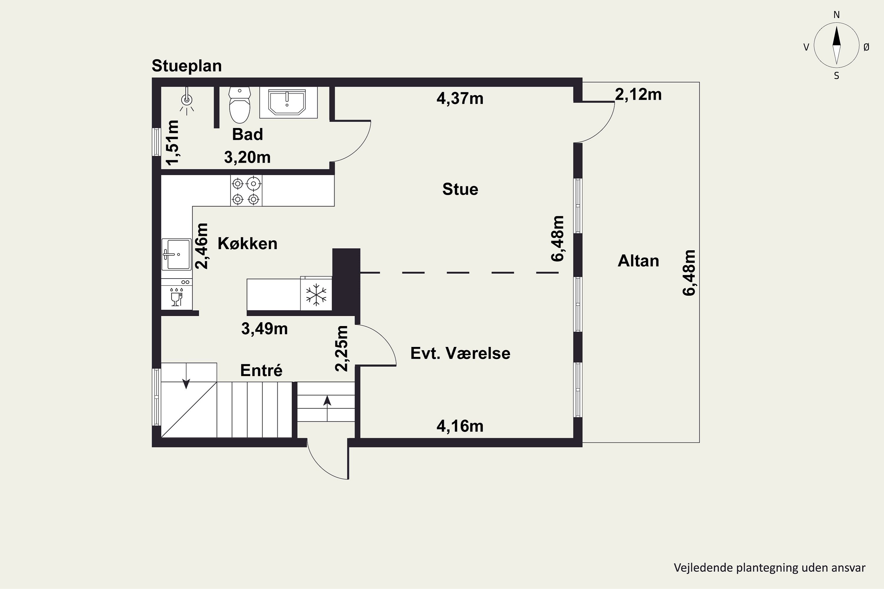 Plantegninger billede af Guldsmedgade 32B, 8000 Aarhus C