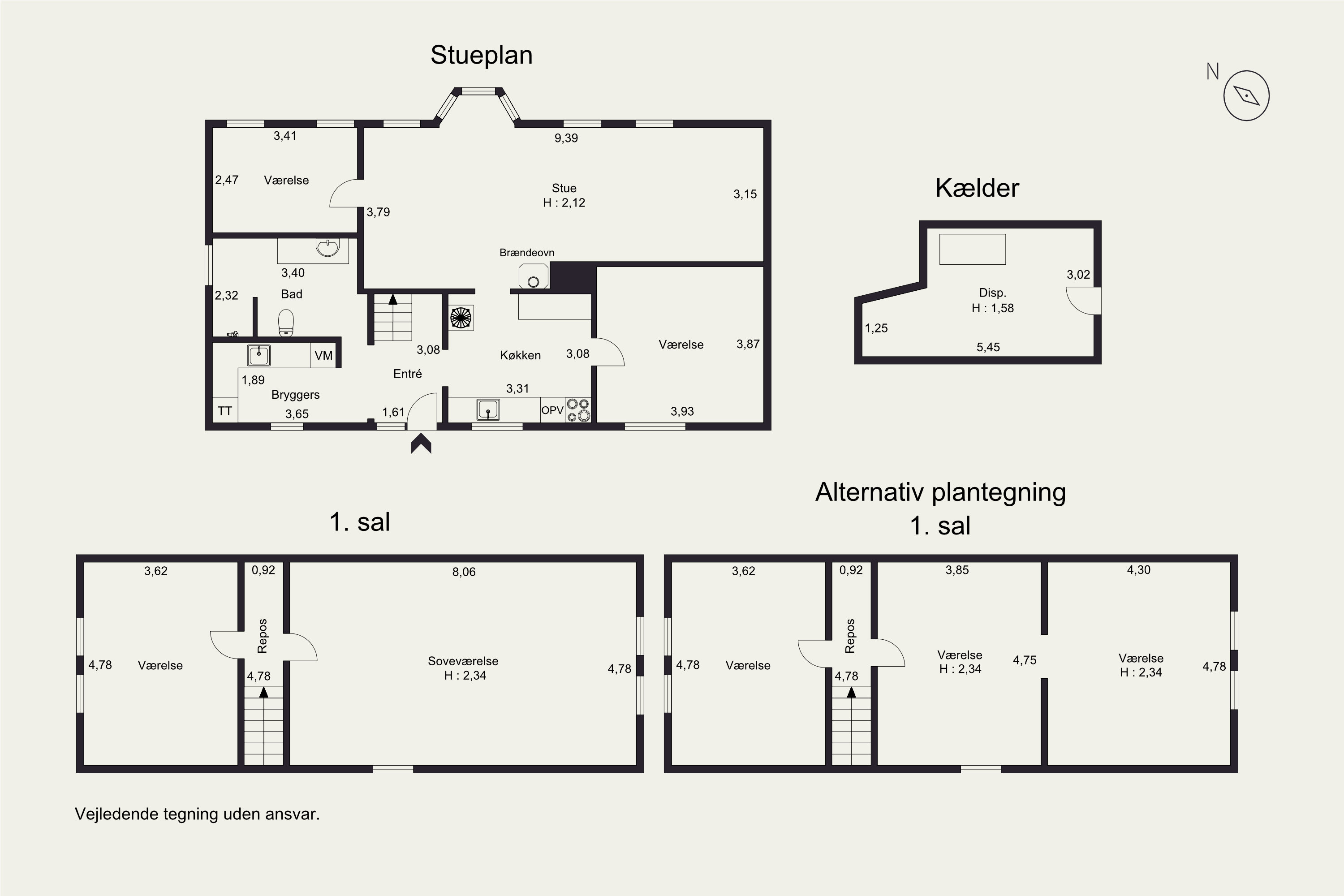 Plantegninger billede af Randersvej 331, Lisbjerg, 8200 Aarhus N