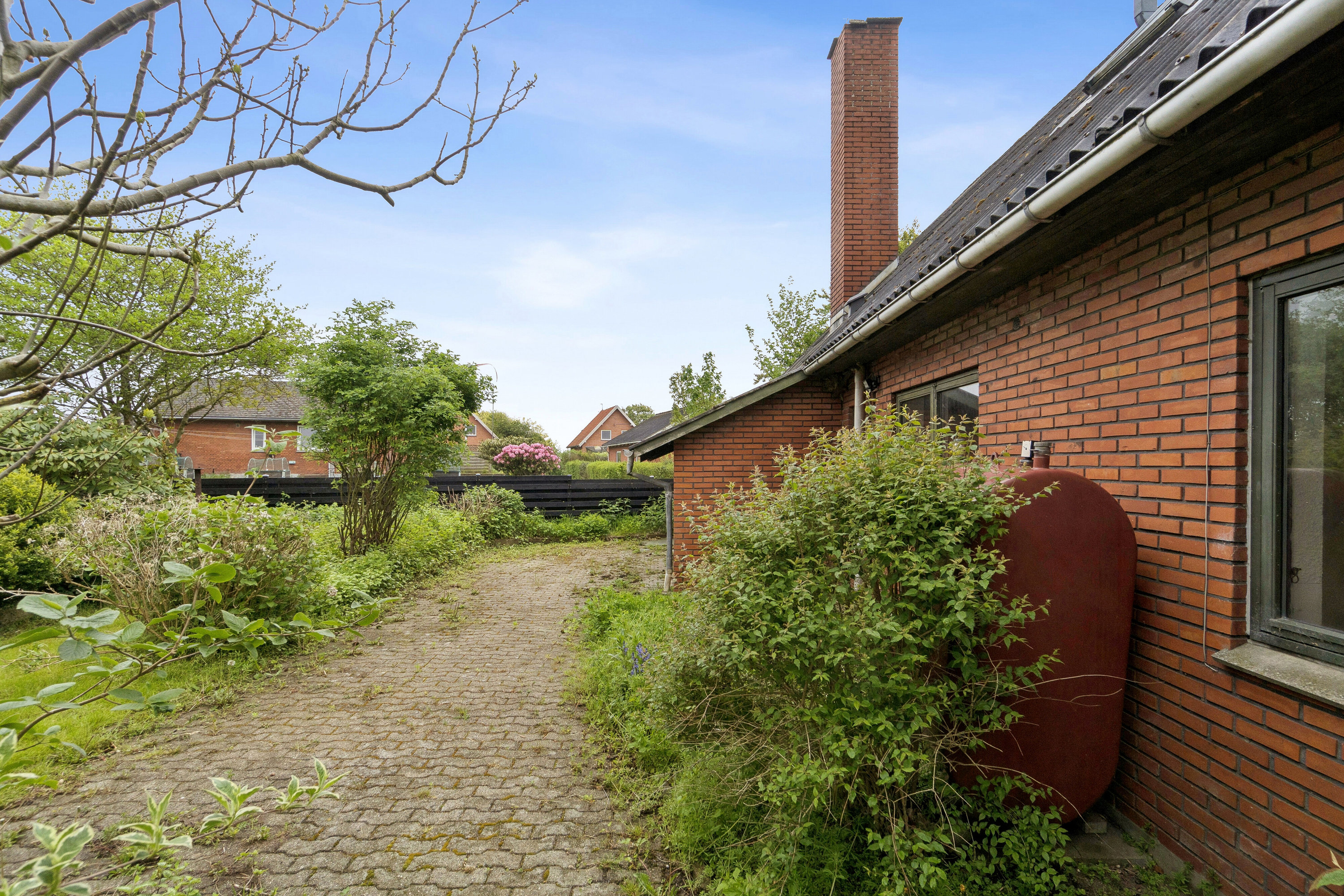 Fremhævet set fra vejen billede i fuldskærmstilstand. Billede af Bakkevej 6, 7755 Bedsted Thy
