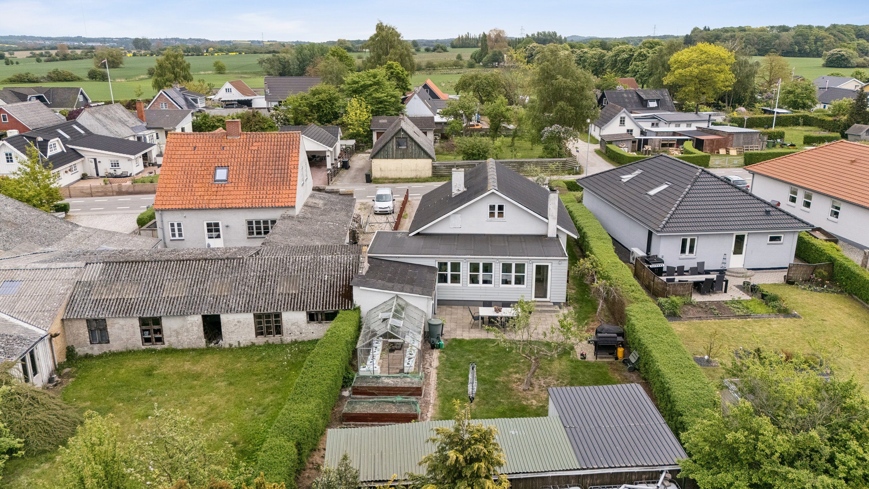 Fremhævet luftfoto billede i fuldskærmstilstand. Billede af Kastrupvej 28, 4760 Vordingborg
