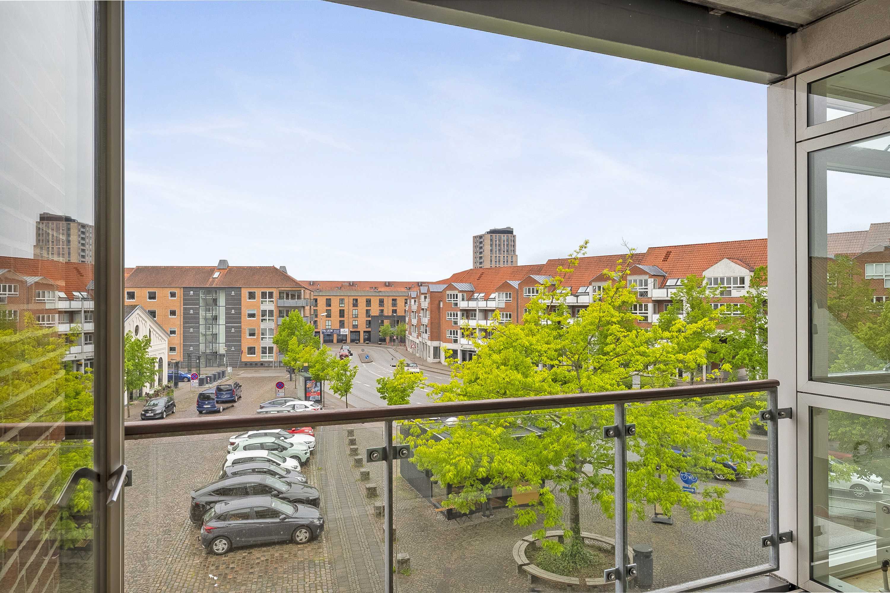 Fremhævet havudsigt billede i fuldskærmstilstand. Billede af Svanes Torv 1, 2. 2., 8700 Horsens