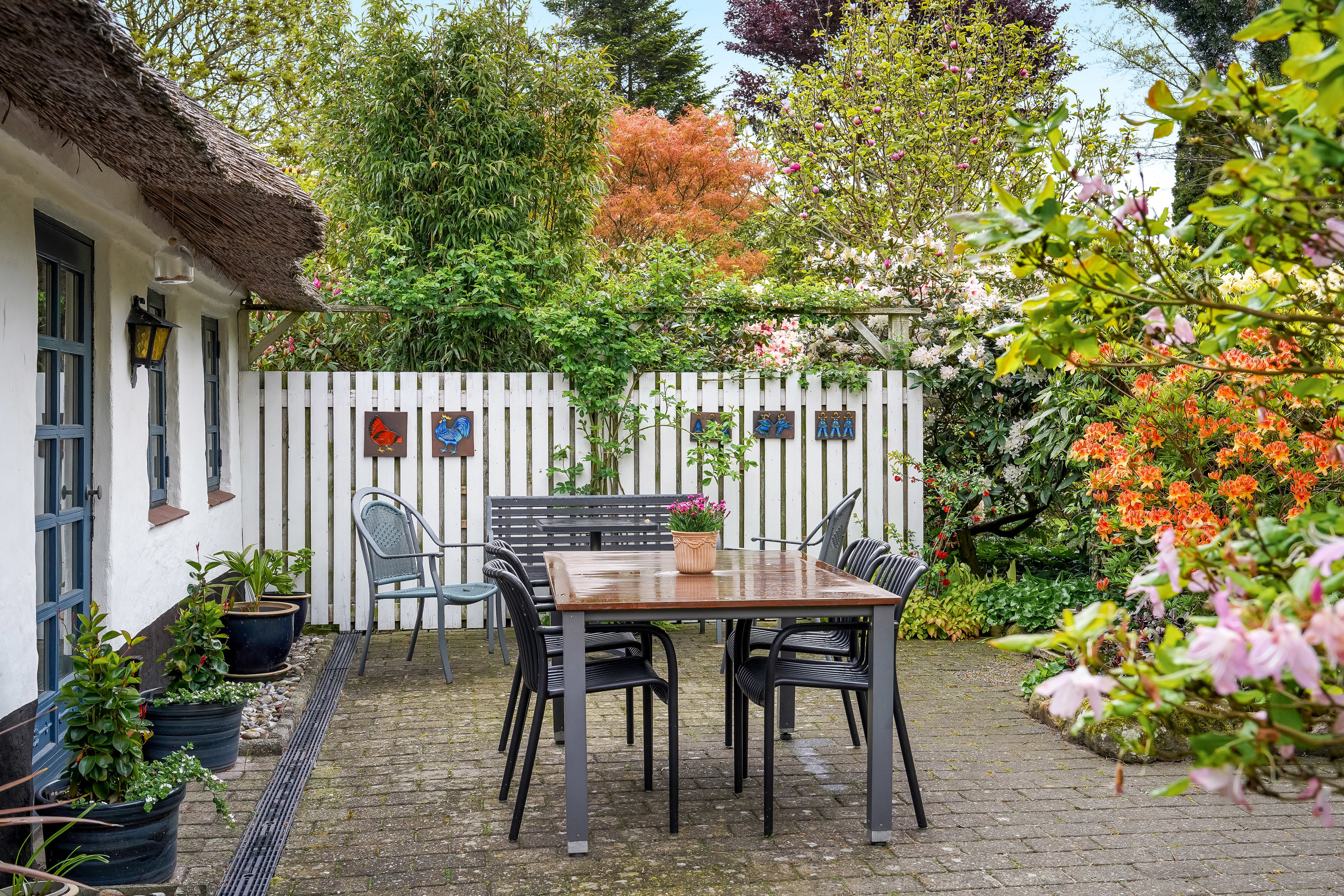 Fremhævet terrasse billede i fuldskærmstilstand. Billede af Præstevej 10, Langskov, 7160 Tørring