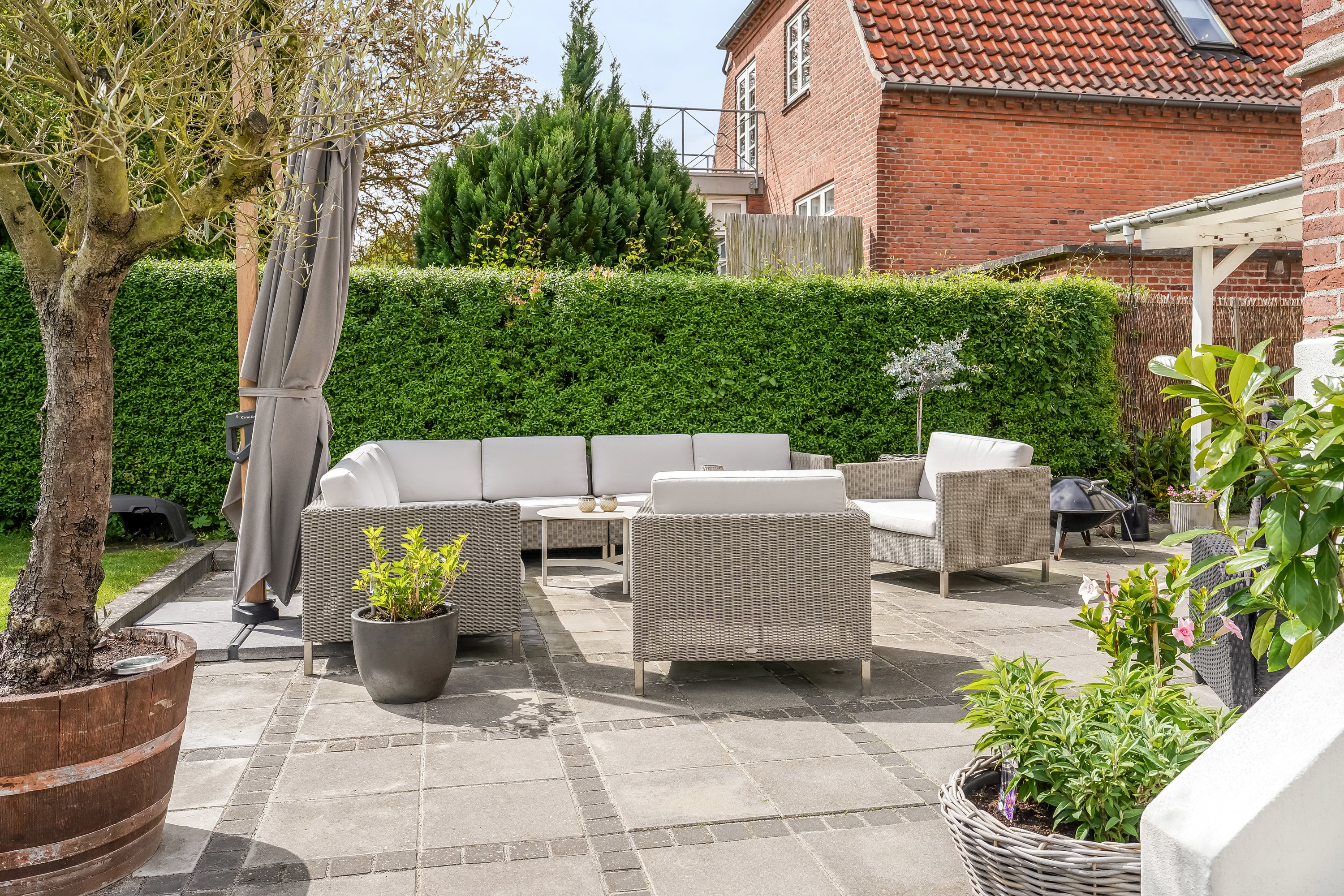 Fremhævet terrasse billede i fuldskærmstilstand. Billede af Enghavevej 12, 5230 Odense M