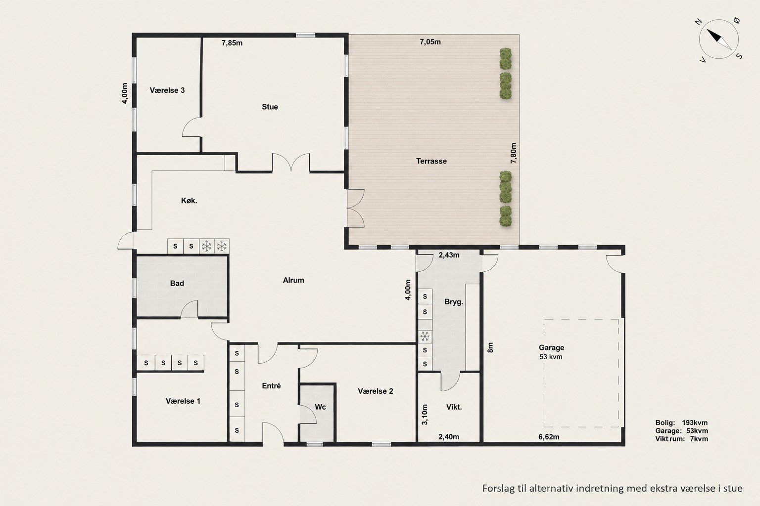 Plantegninger billede af Granvej 3, 9320 Hjallerup