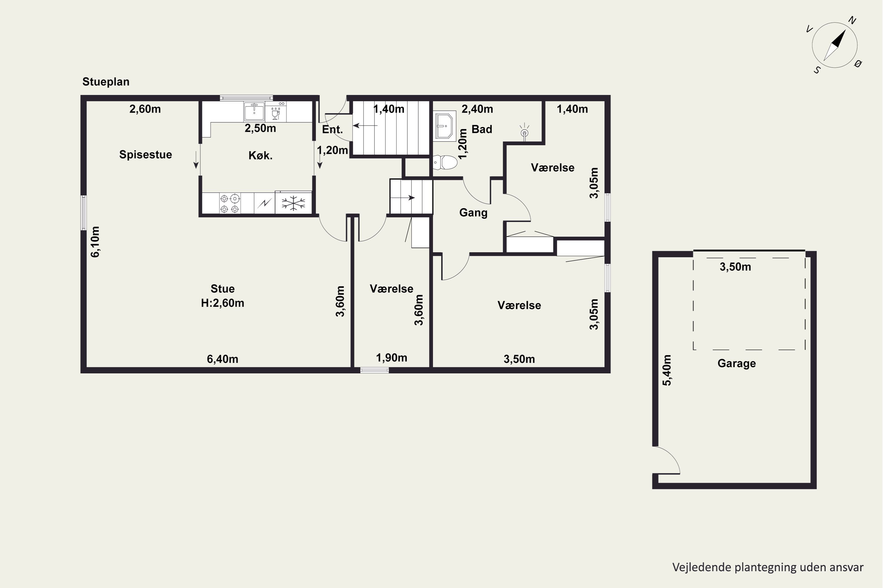 Plantegninger billede af Bredgade 2, 8850 Bjerringbro