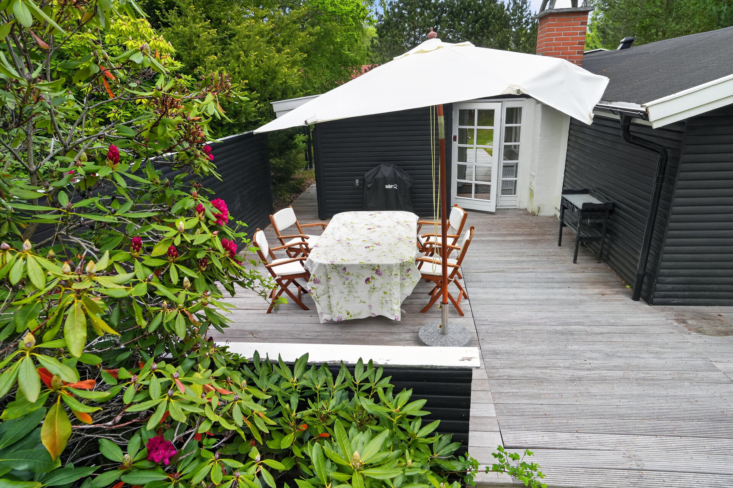 Fremhævet terrasse billede i fuldskærmstilstand. Billede af Porsevej 25, 4500 Nykøbing Sj