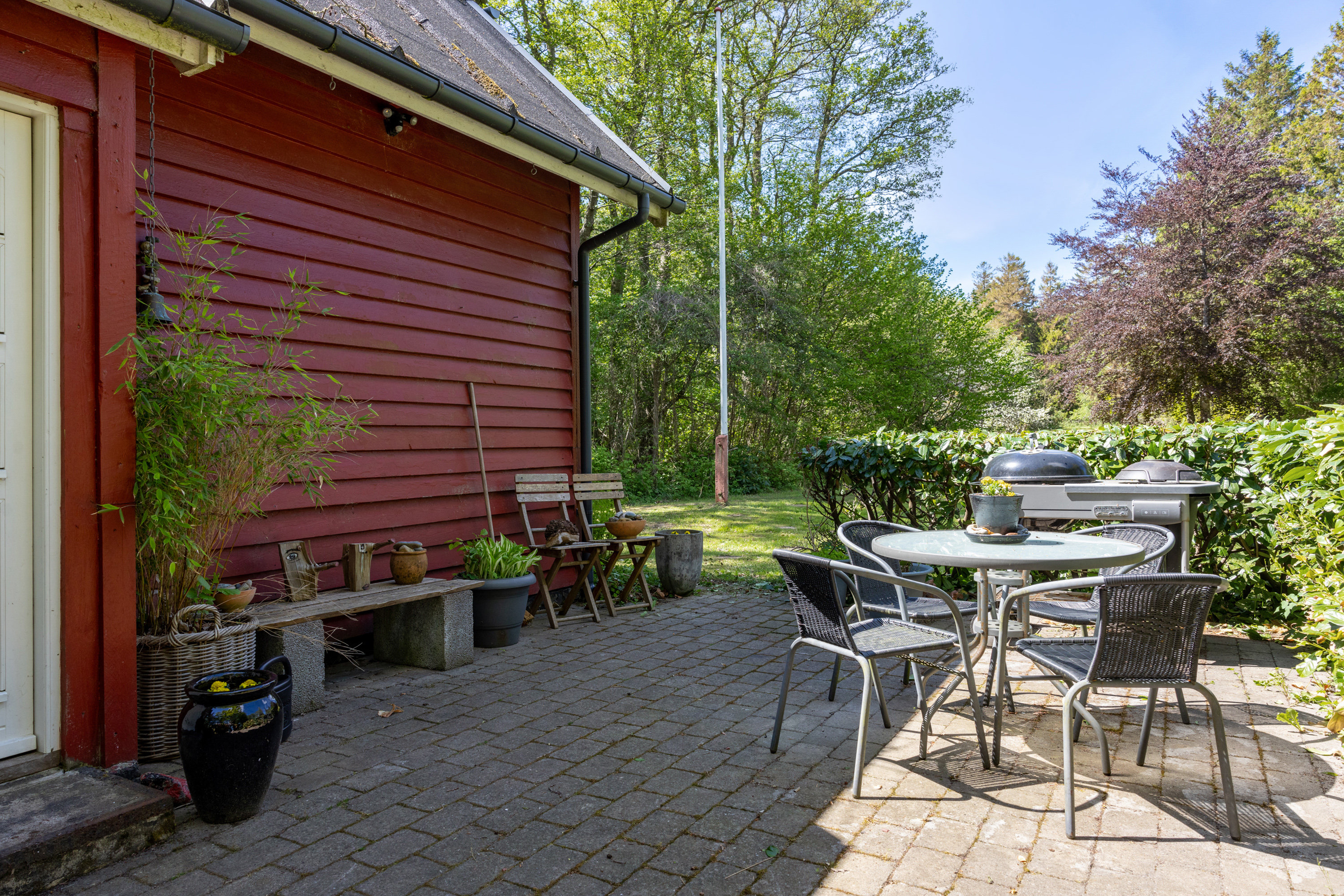 Fremhævet terrasse billede i fuldskærmstilstand. Billede af Nordostvej 42, Voerså, 9300 Sæby