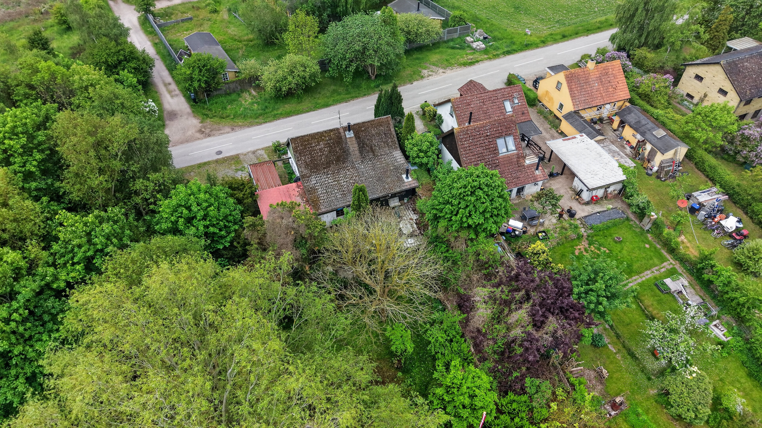 Fremhævet luftfoto billede i fuldskærmstilstand. Billede af Eskilstrupvej 51, Glostrup, 4500 Nykøbing Sj
