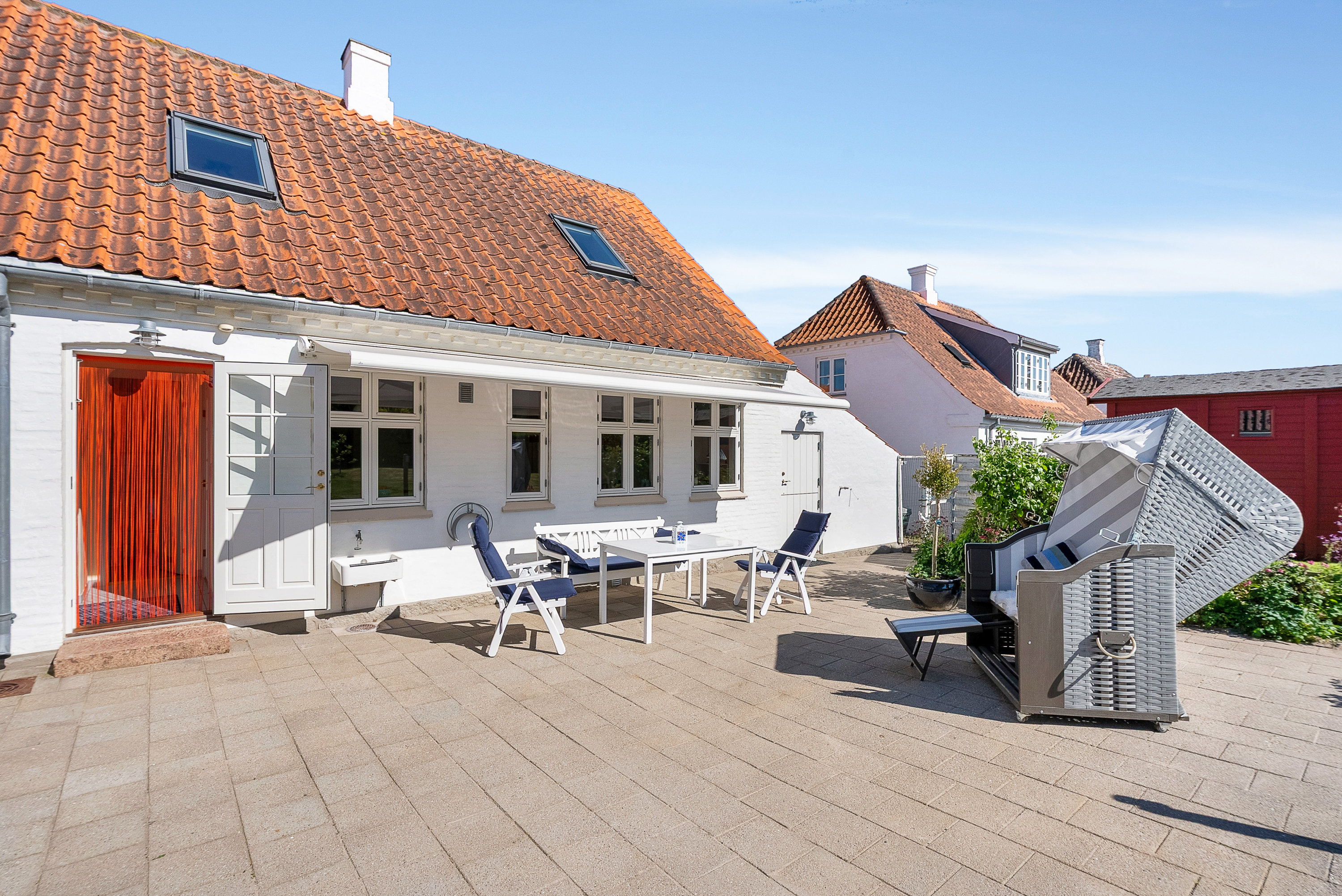Fremhævet facade billede i fuldskærmstilstand. Billede af Fiskervænget 12, Dyreborg, 5600 Faaborg