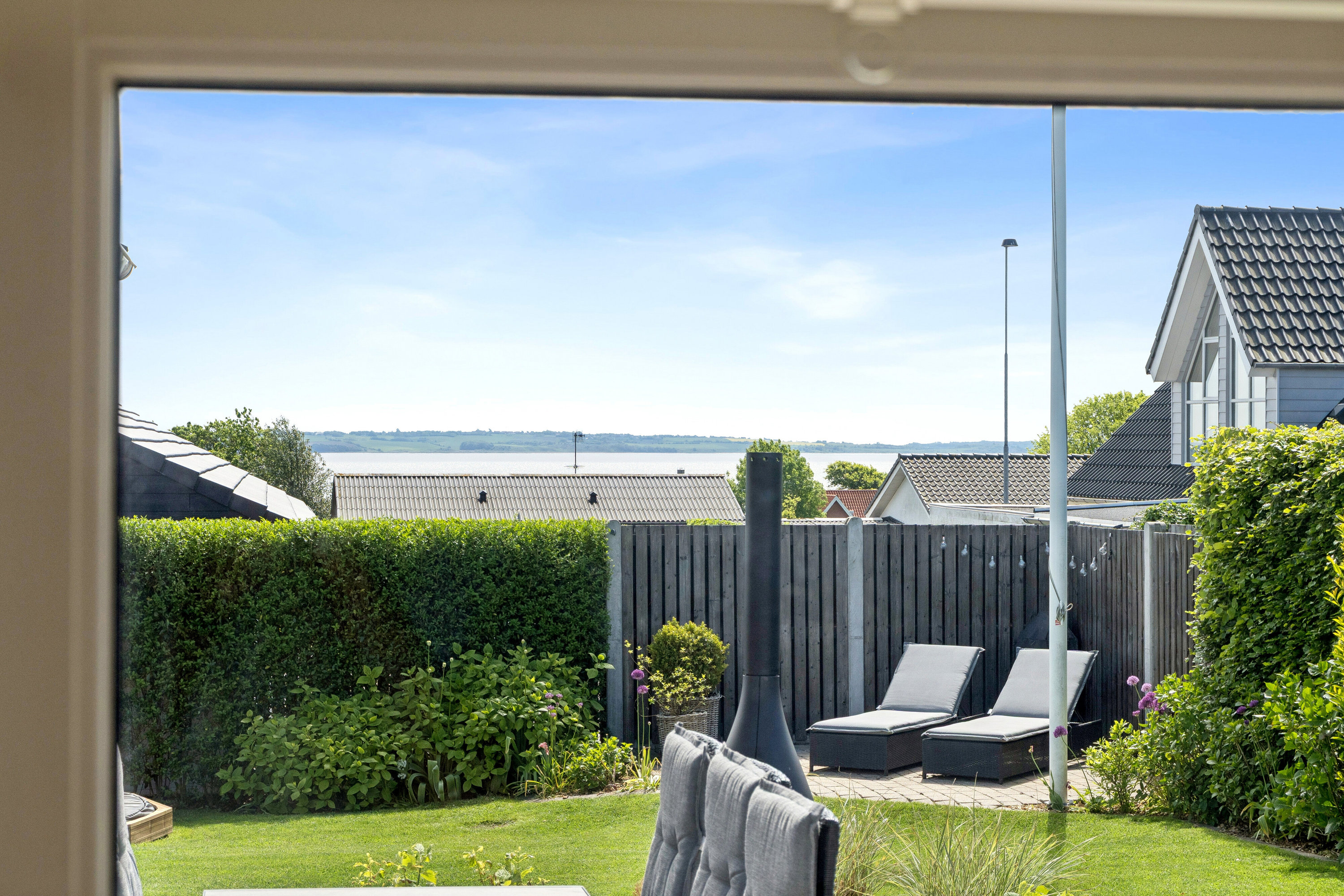 Fremhævet terrasse billede i fuldskærmstilstand. Billede af Østervang 3, 7700 Thisted
