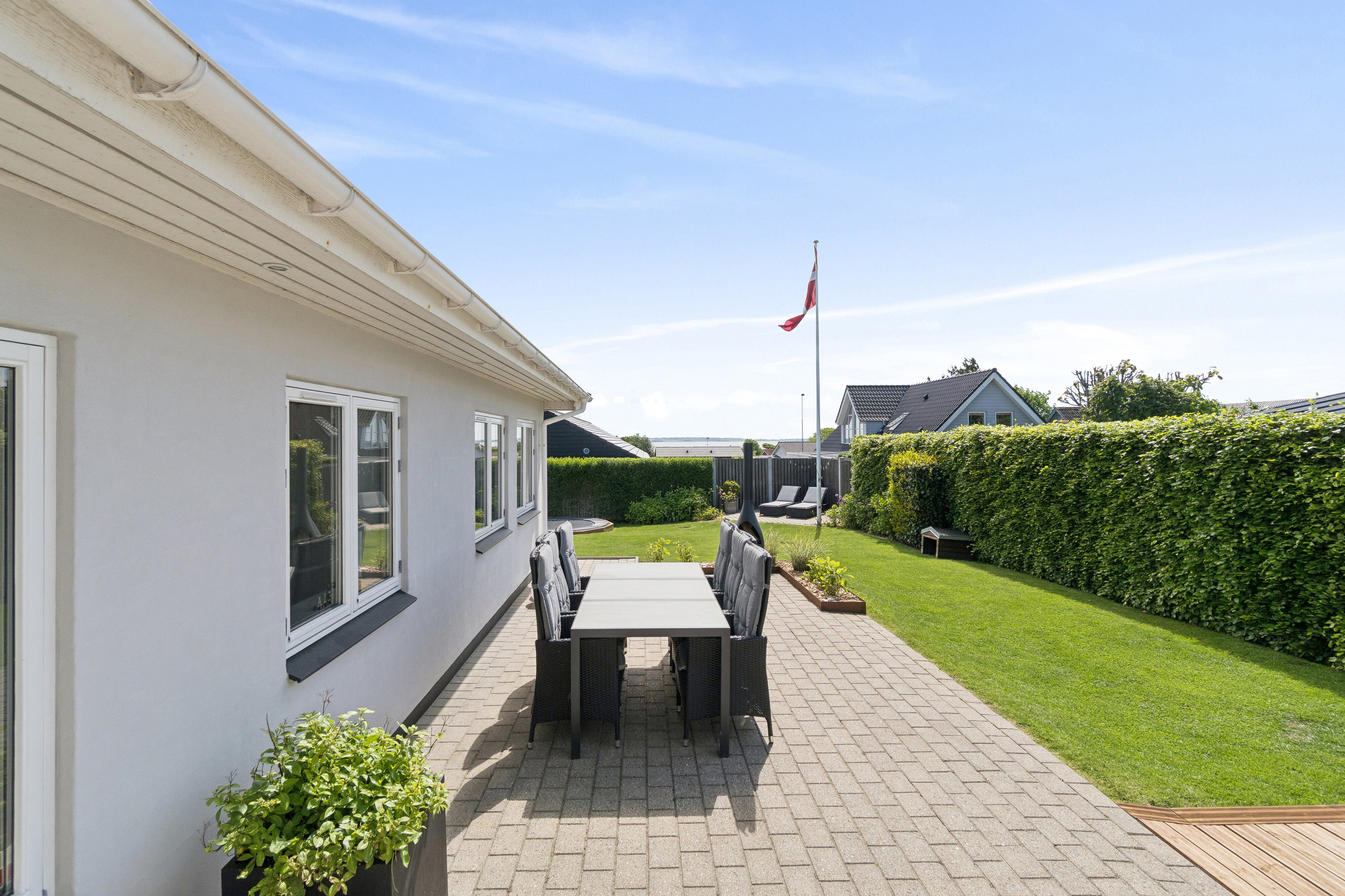 Fremhævet terrasse billede i fuldskærmstilstand. Billede af Østervang 3, 7700 Thisted