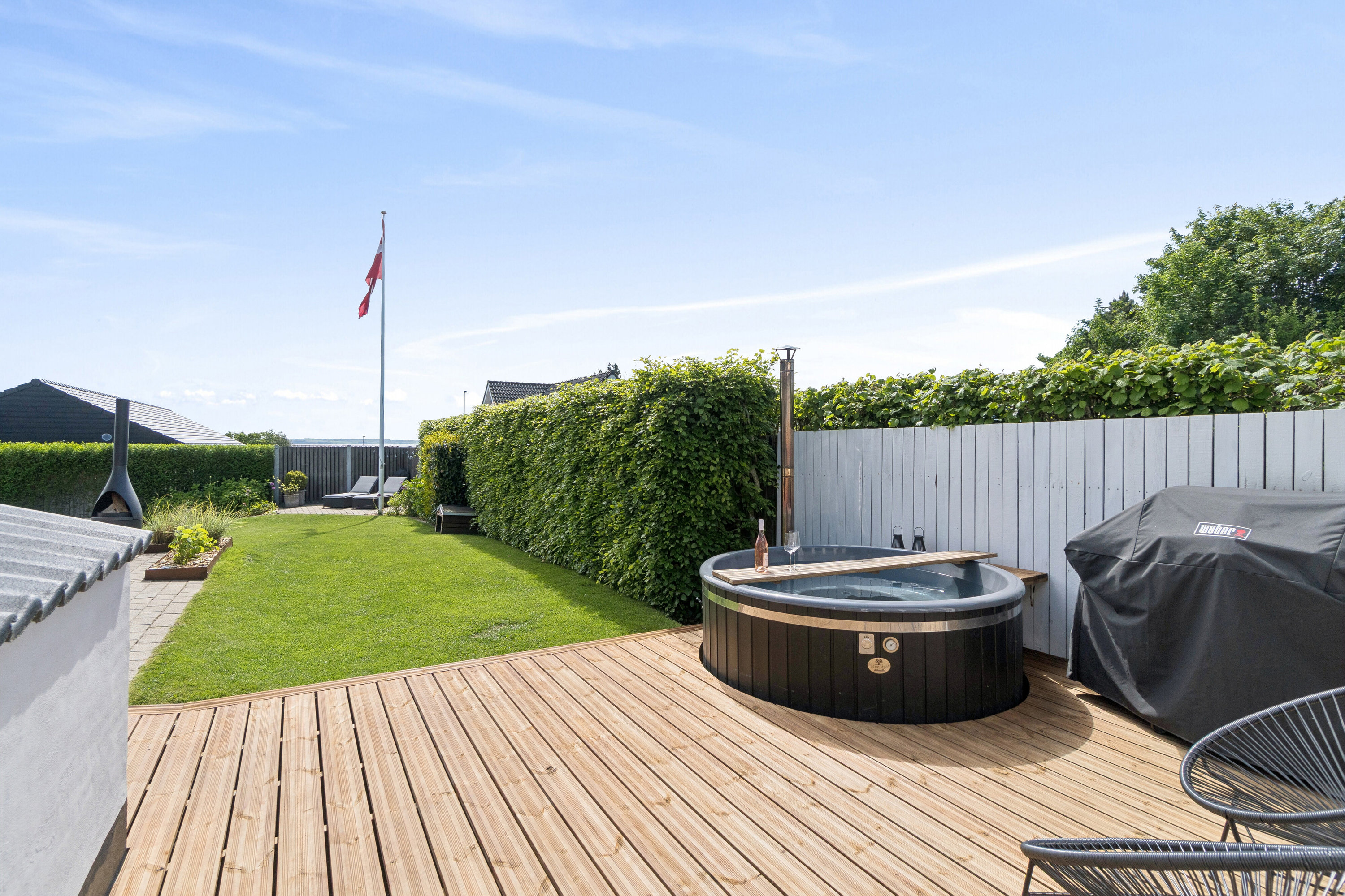 Fremhævet terrasse billede i fuldskærmstilstand. Billede af Østervang 3, 7700 Thisted