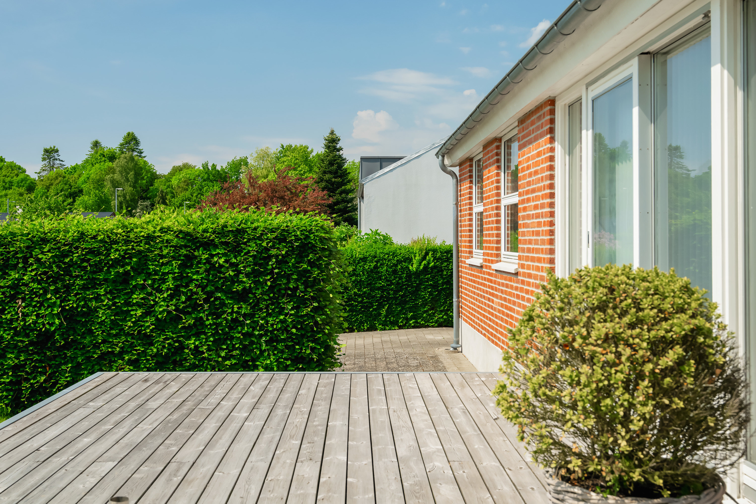 Fremhævet terrasse billede i fuldskærmstilstand. Billede af Bellingevej 16, 4800 Nykøbing F