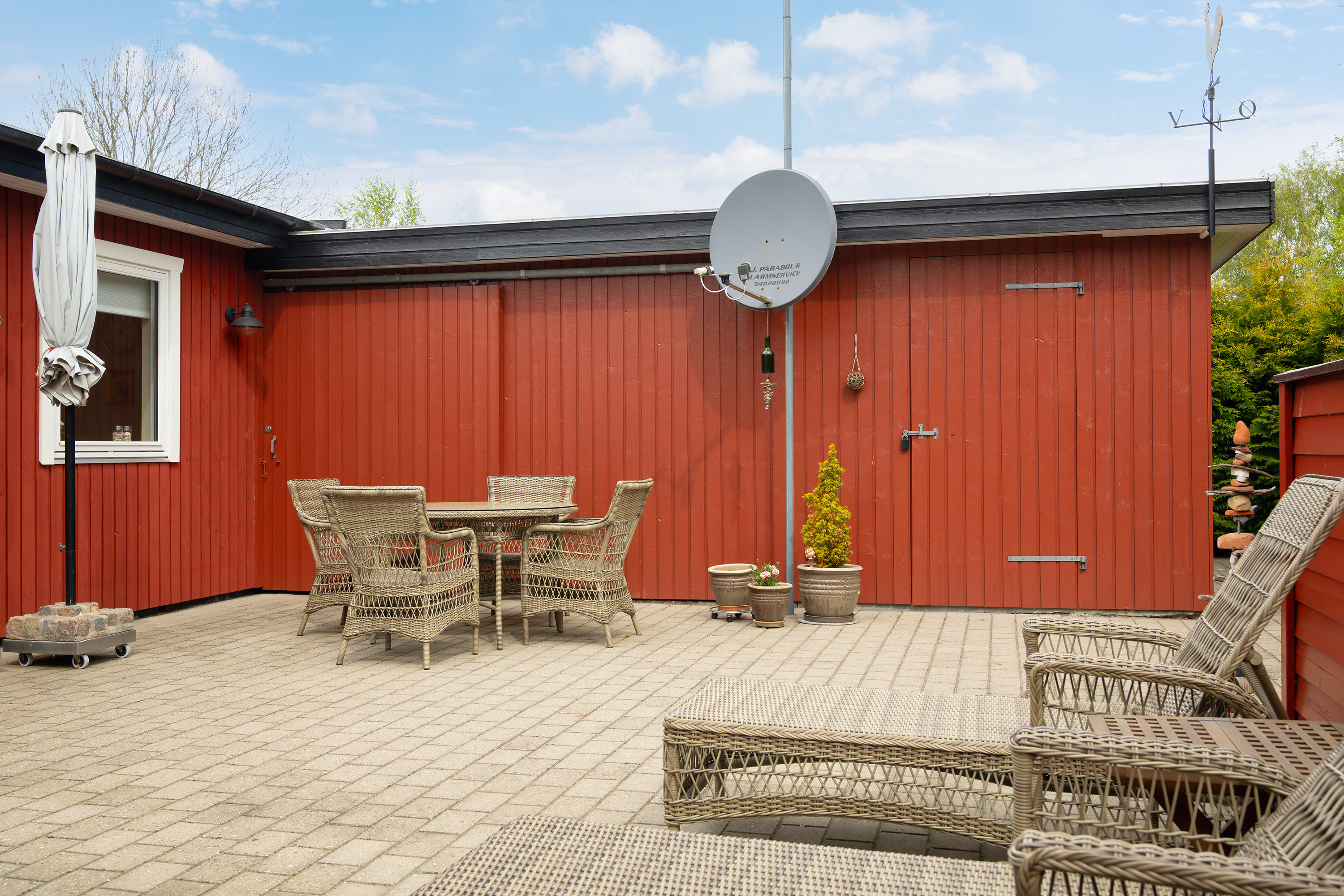 Fremhævet terrasse billede i fuldskærmstilstand. Billede af Sv. Månssonsvej 11, 4874 Gedser