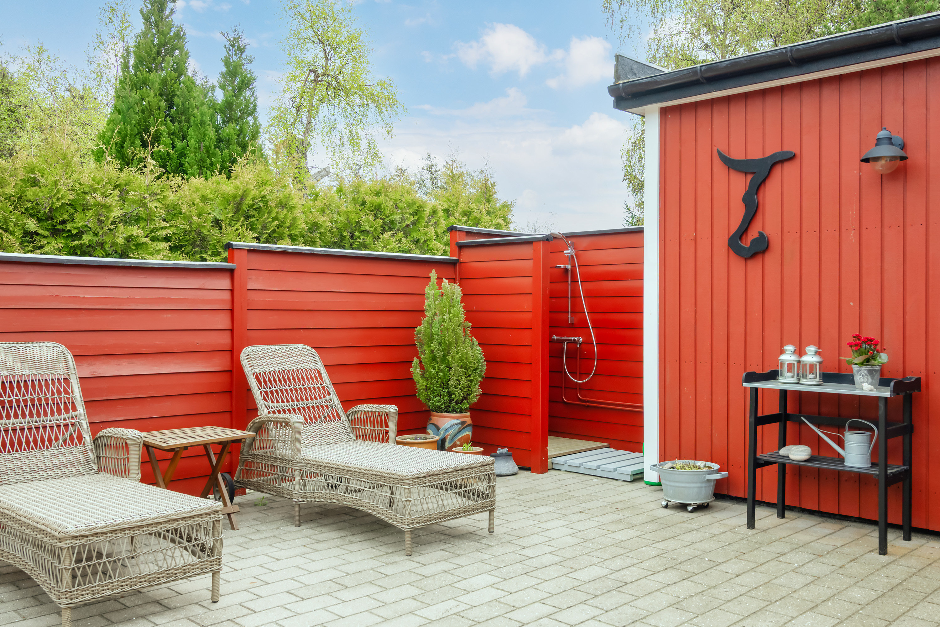 Fremhævet terrasse billede i fuldskærmstilstand. Billede af Sv. Månssonsvej 11, 4874 Gedser