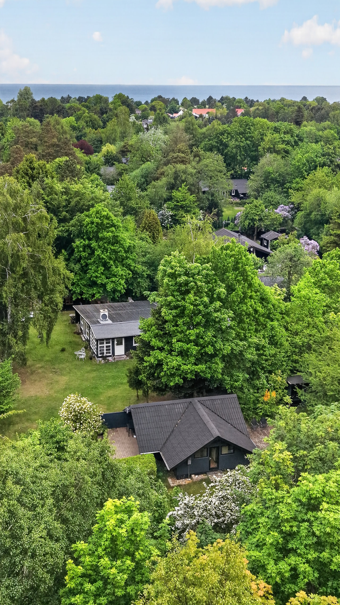 Fremhævet luftfoto billede i fuldskærmstilstand. Billede af Vinkelgårdsvej 20, Nyrup, 4500 Nykøbing Sj