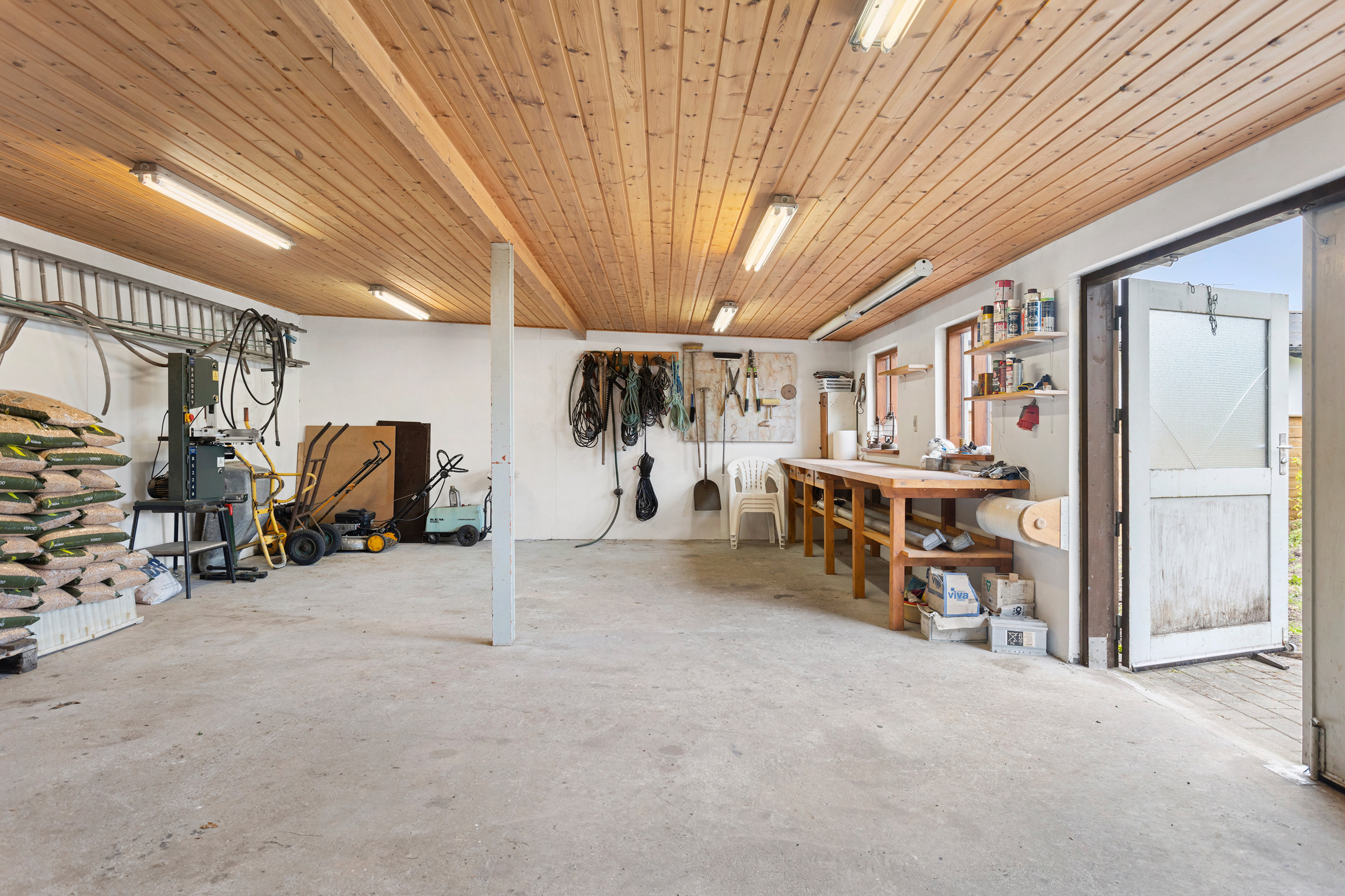 Fremhævet garage billede i fuldskærmstilstand. Billede af Østkystvejen 339, Voerså, 9300 Sæby