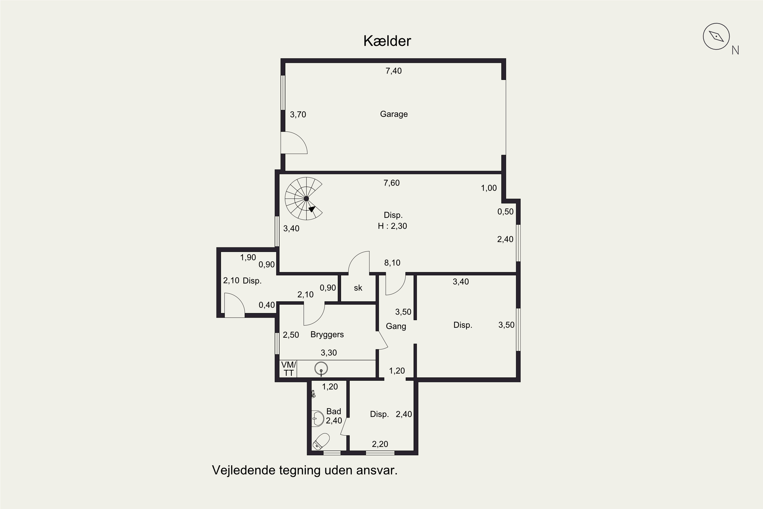 Plantegninger billede af Bülowsvej 32, 7000 Fredericia