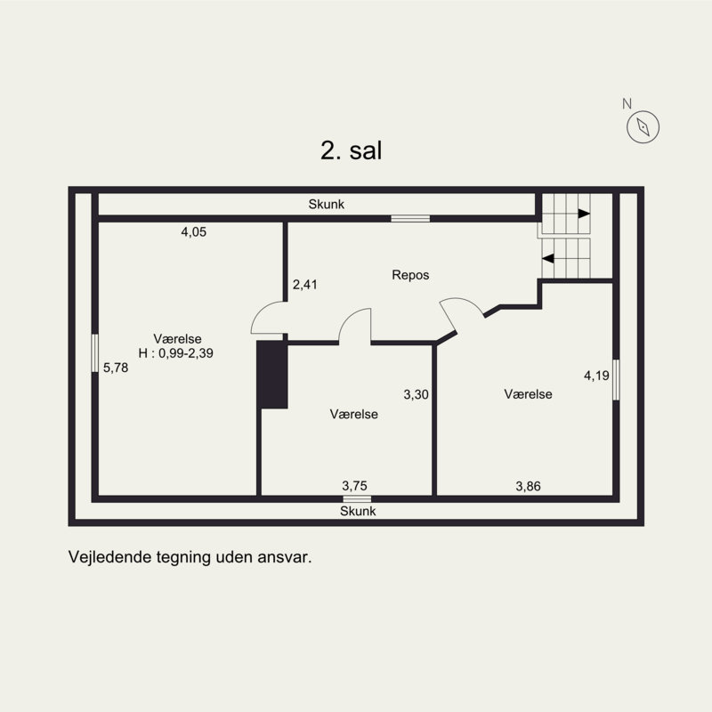 Plantegninger billede af Skibhusvej 199, 1., 5000 Odense C