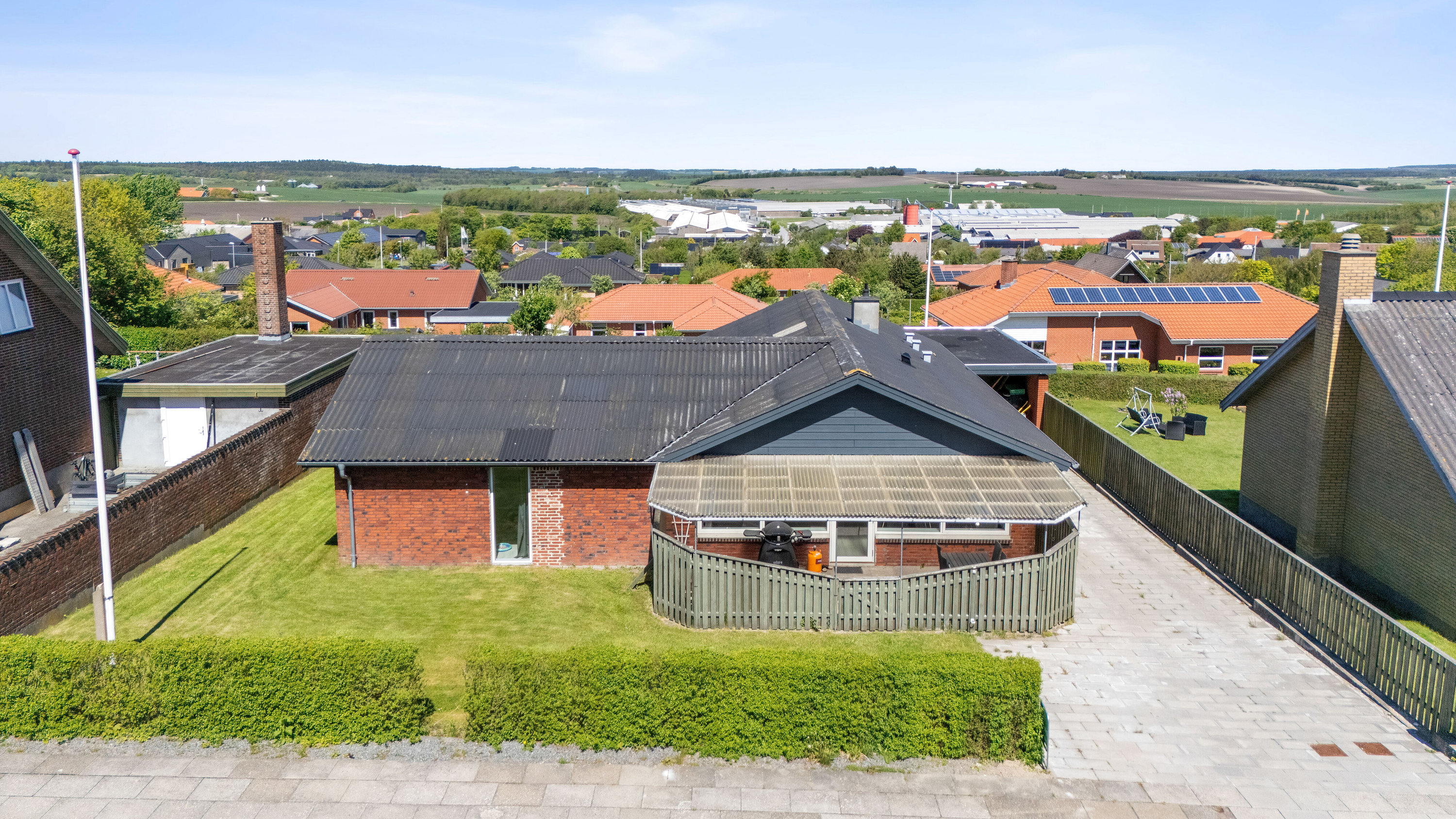 Fremhævet luftfoto billede i fuldskærmstilstand. Billede af Vendbjerg 26, Nors, 7700 Thisted