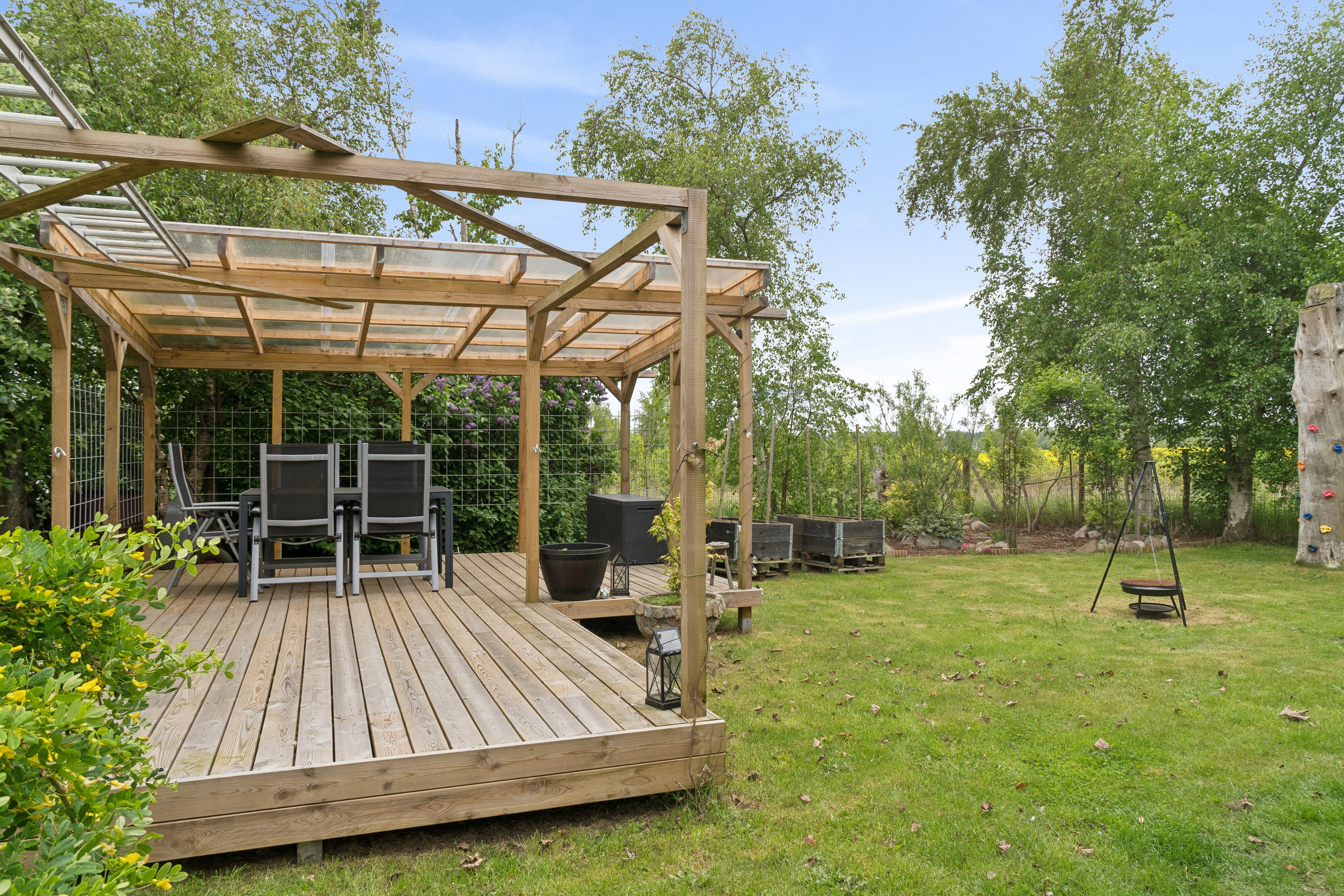 Fremhævet overdækket terrasse billede i fuldskærmstilstand. Billede af Bøgebjergvej 10, Jyderup, 4560 Vig