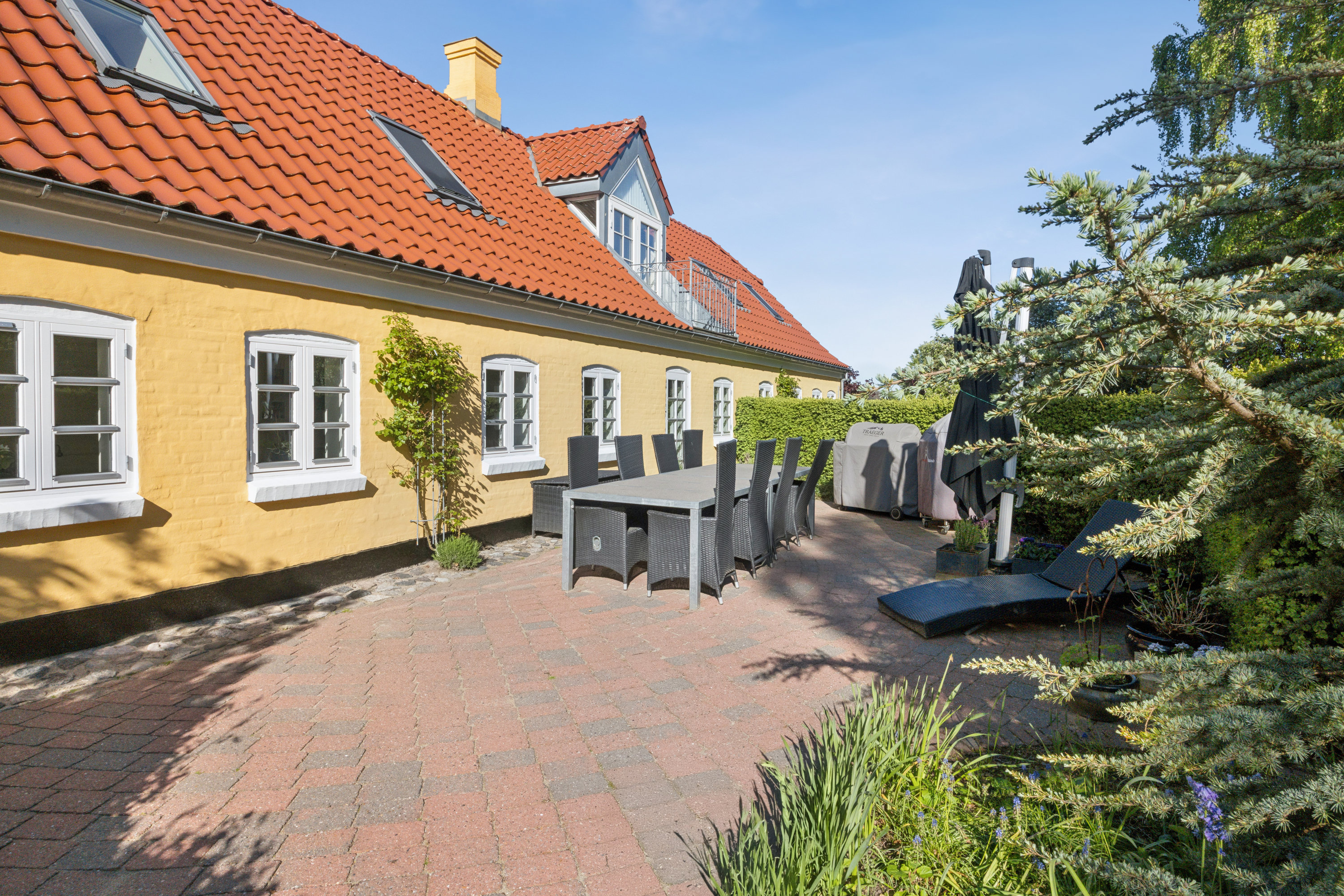 Fremhævet terrasse billede i fuldskærmstilstand. Billede af Espelunden 3A, Grindsted, 9310 Vodskov