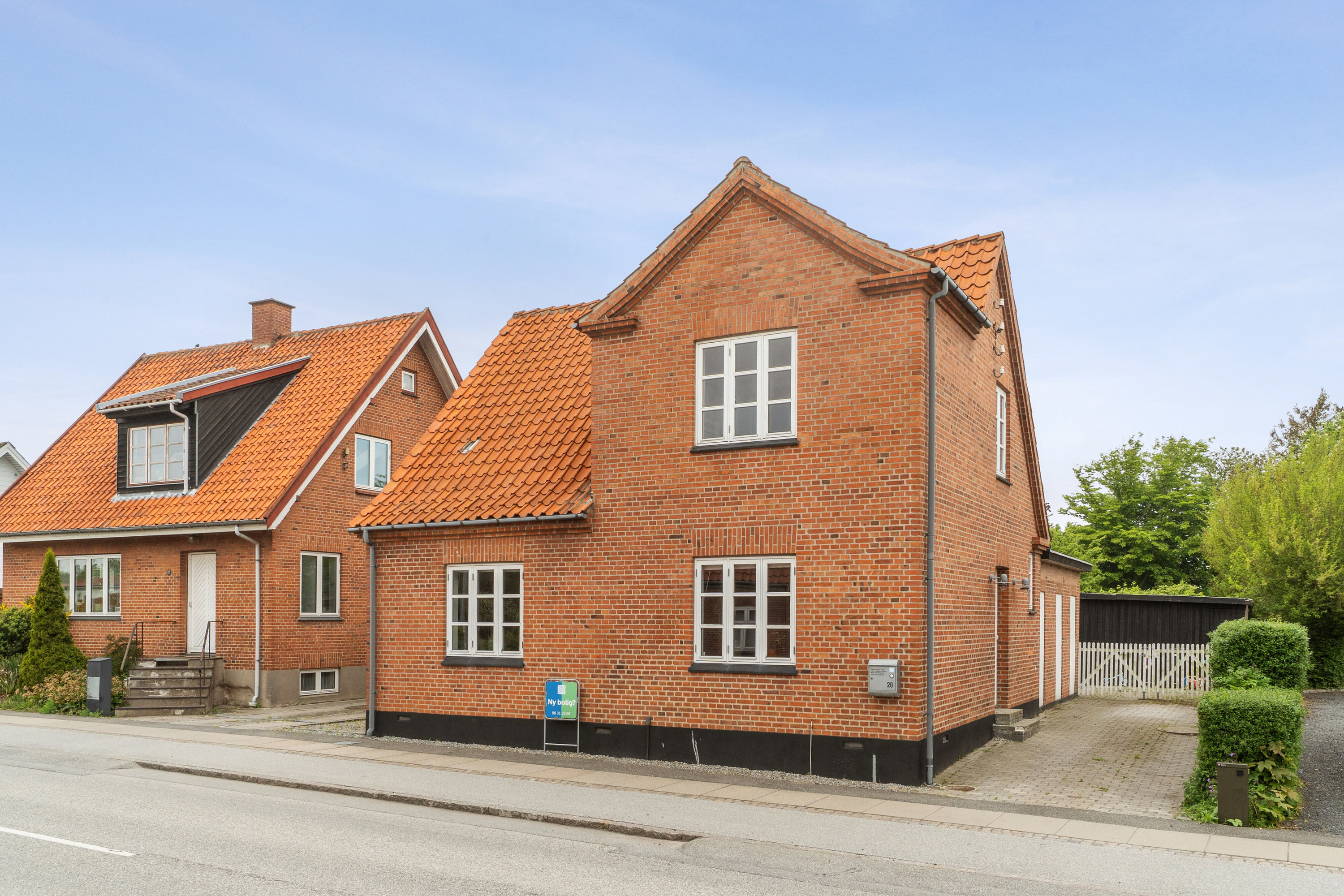 Fremhævet set fra vejen billede i fuldskærmstilstand. Billede af Troelstrupvej 20, 4690 Haslev